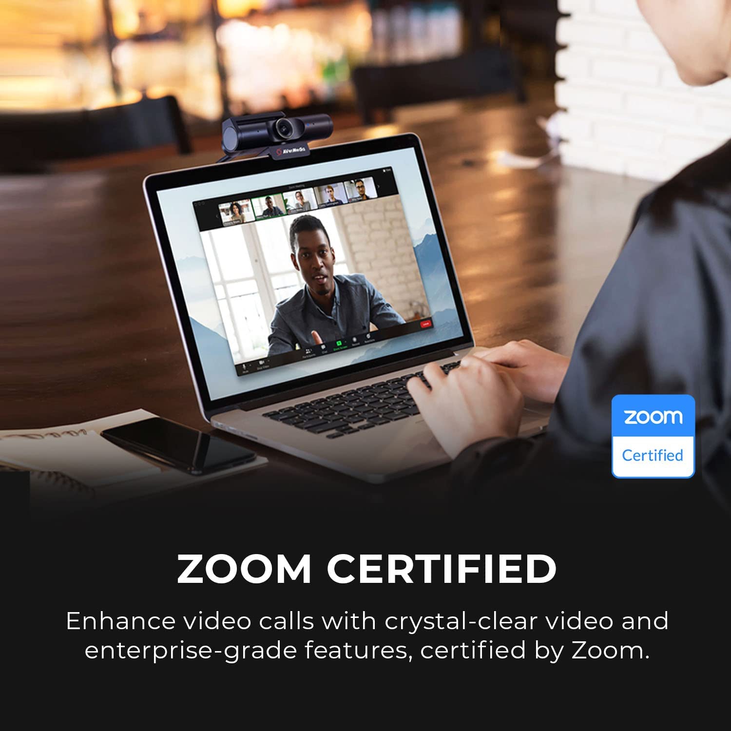 Caméra Web Live Streamer CAM 513 4K Ultra HD PW513 d'AVerMedia