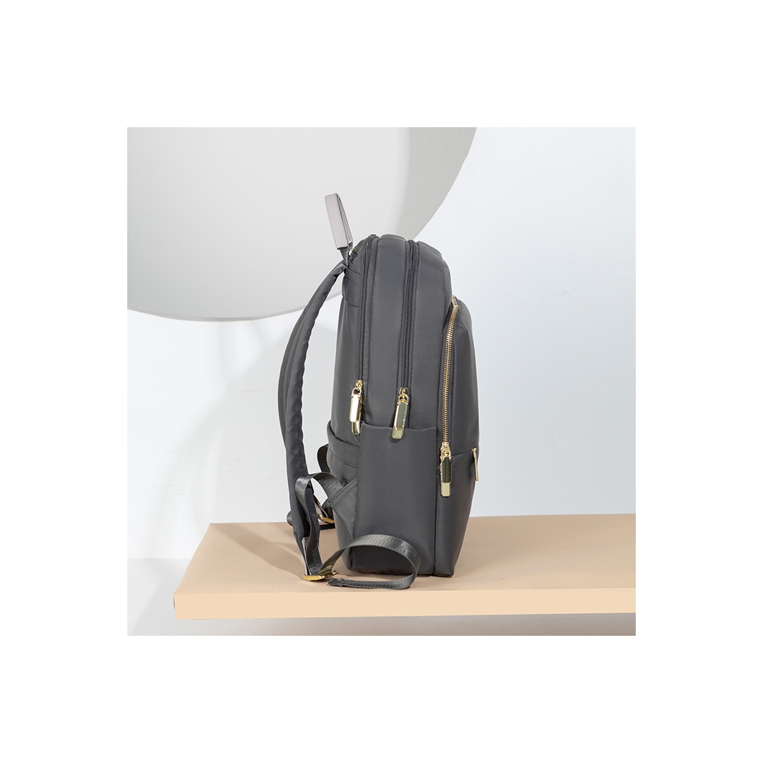 navor Backpack for Girls/Women Waterproof Daypack Casual Laptop Bag Convertible Business/Travel Backpack/Handbag -Gray Goose