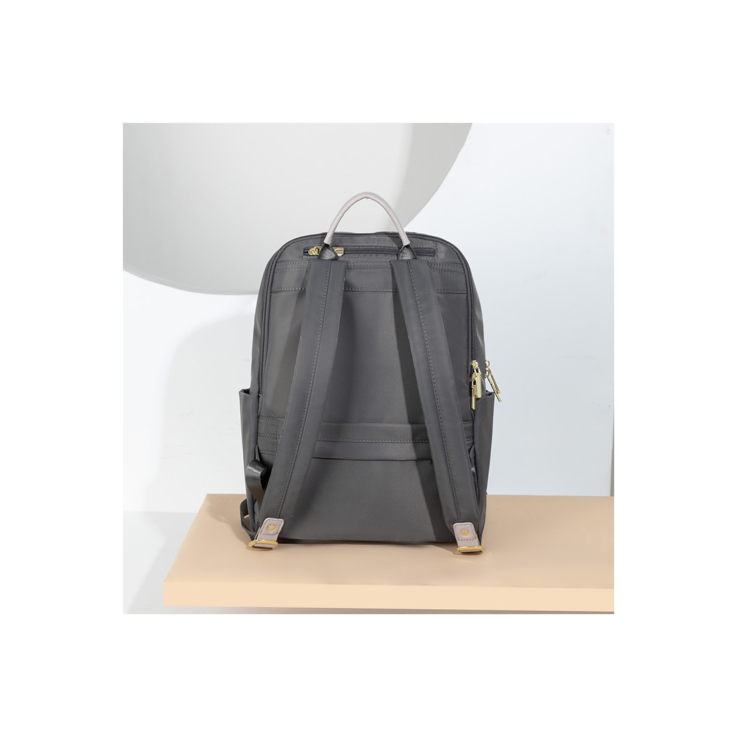 navor Backpack for Girls/Women Waterproof Daypack Casual Laptop Bag Convertible Business/Travel Backpack/Handbag -Gray Goose