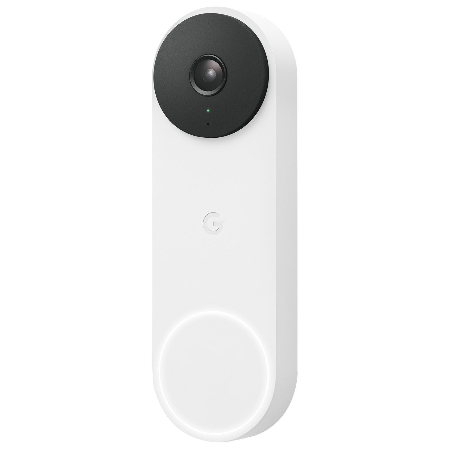 Google Nest (Wired) Wi-Fi Video Doorbell (2nd Gen) - Snow