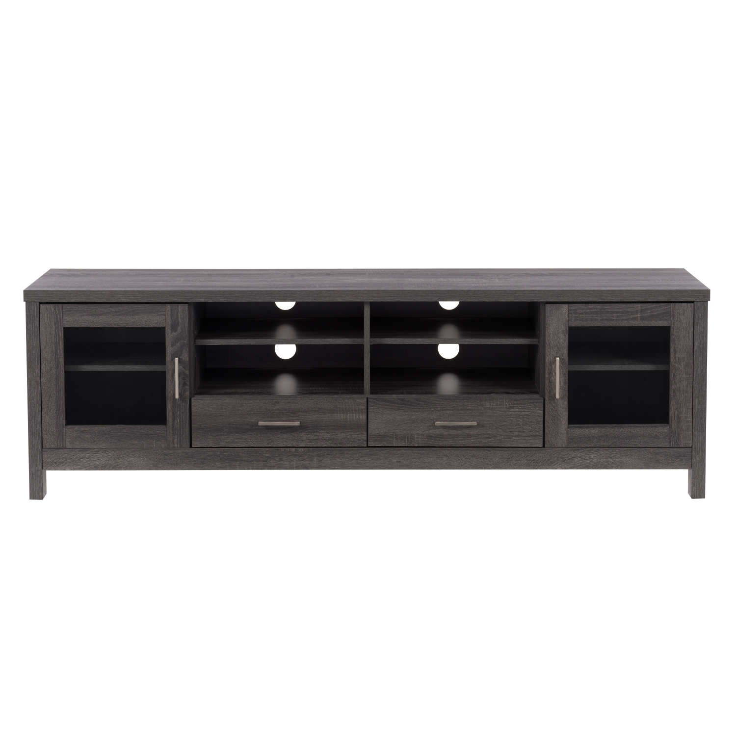 CorLiving THW-720-B Hollywood Dark Grey TV Cabinet, for TVs up to 85"