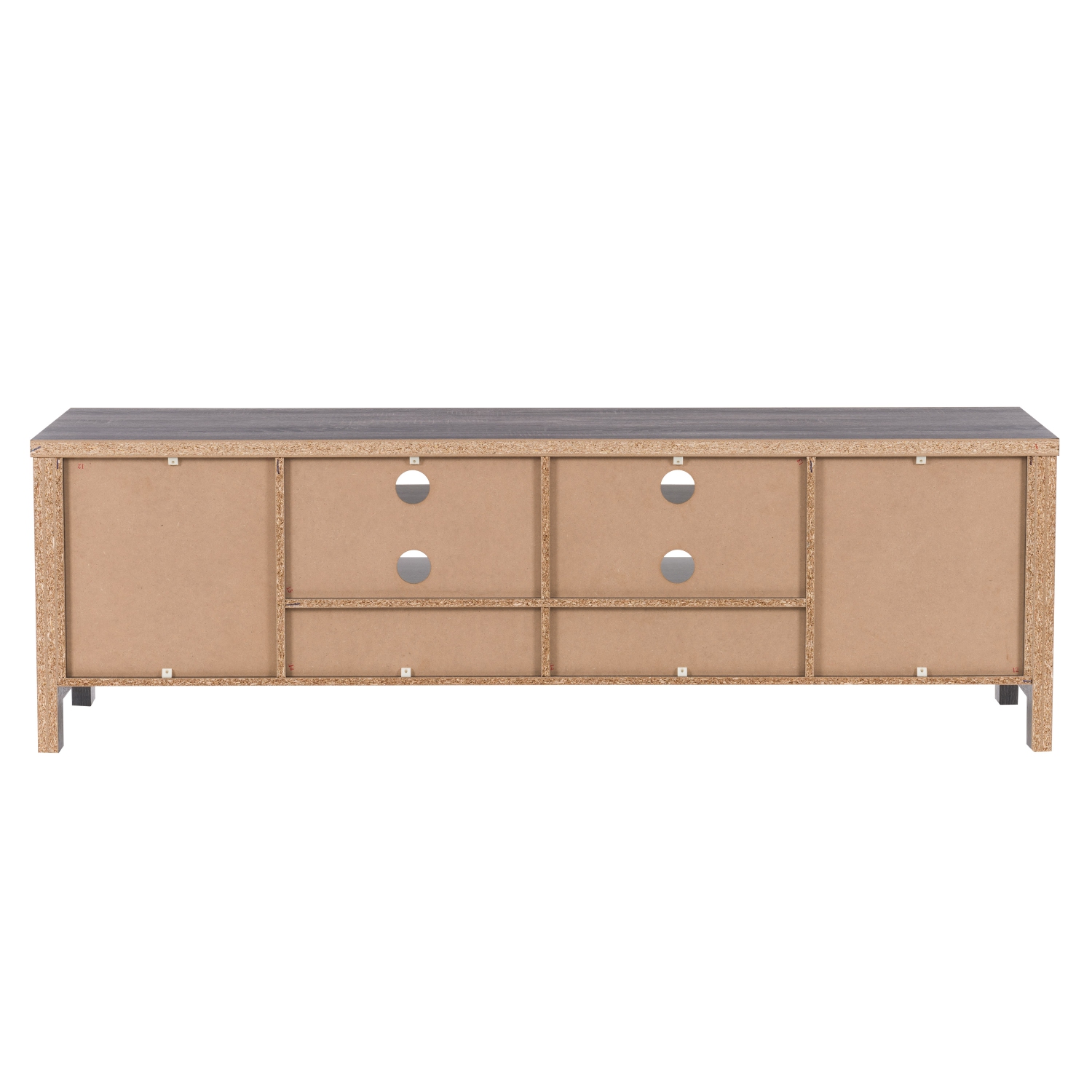 CorLiving THW-720-B Hollywood Dark Grey TV Cabinet, for TVs up to 85"
