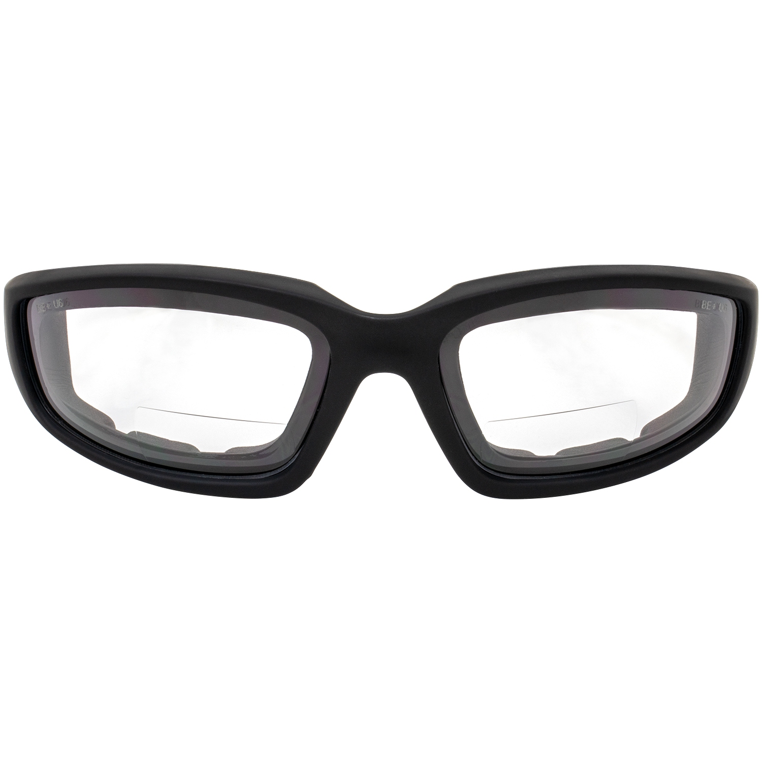 Birdz Eyewear Oriole Padded Motorcycle Glasses (Black Frame/Clear Lens)