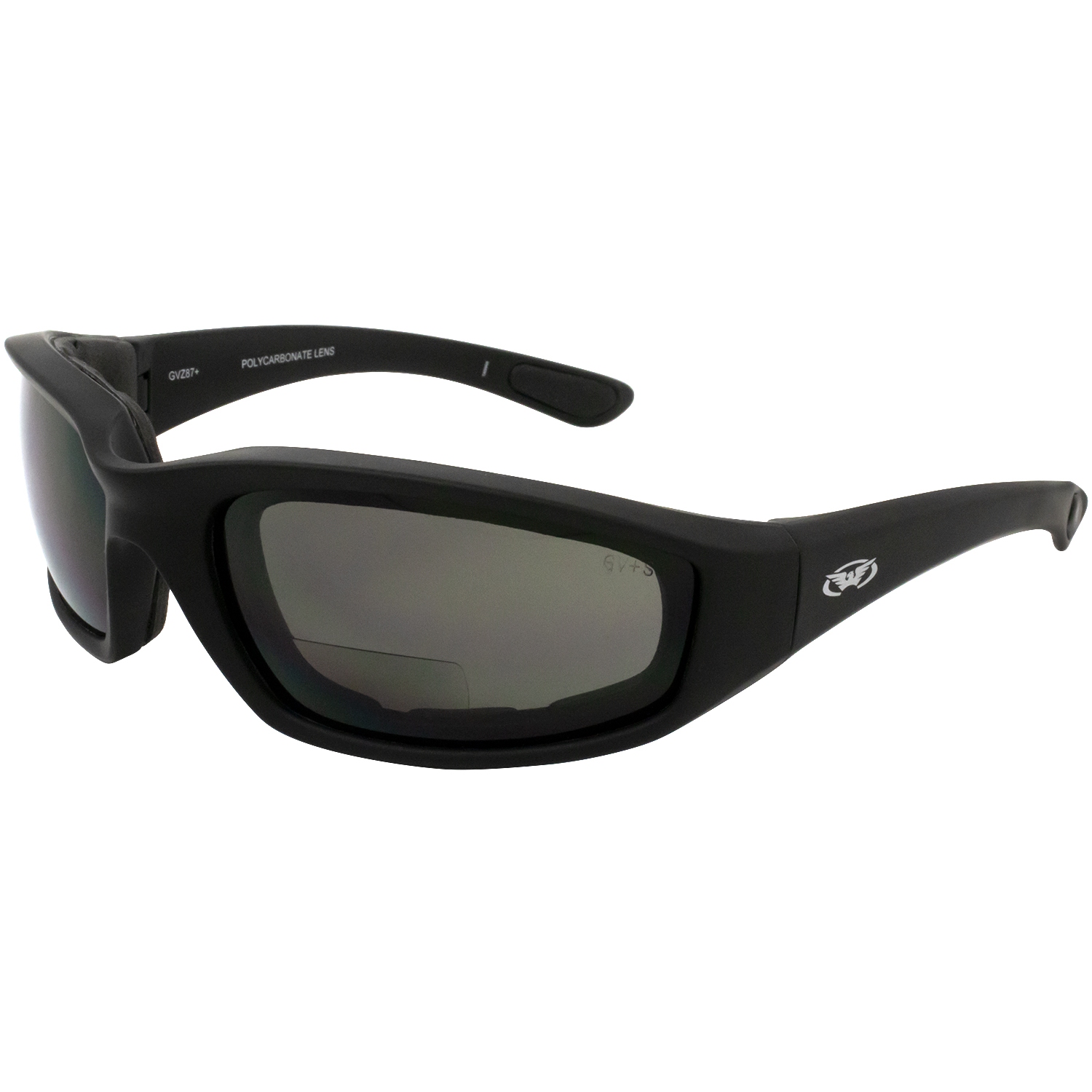 GLOBAL VISION Eyewear Cool Breeze Bifocal 2.0 Safety Sunglasses With Frame & Smoke Lens In Black