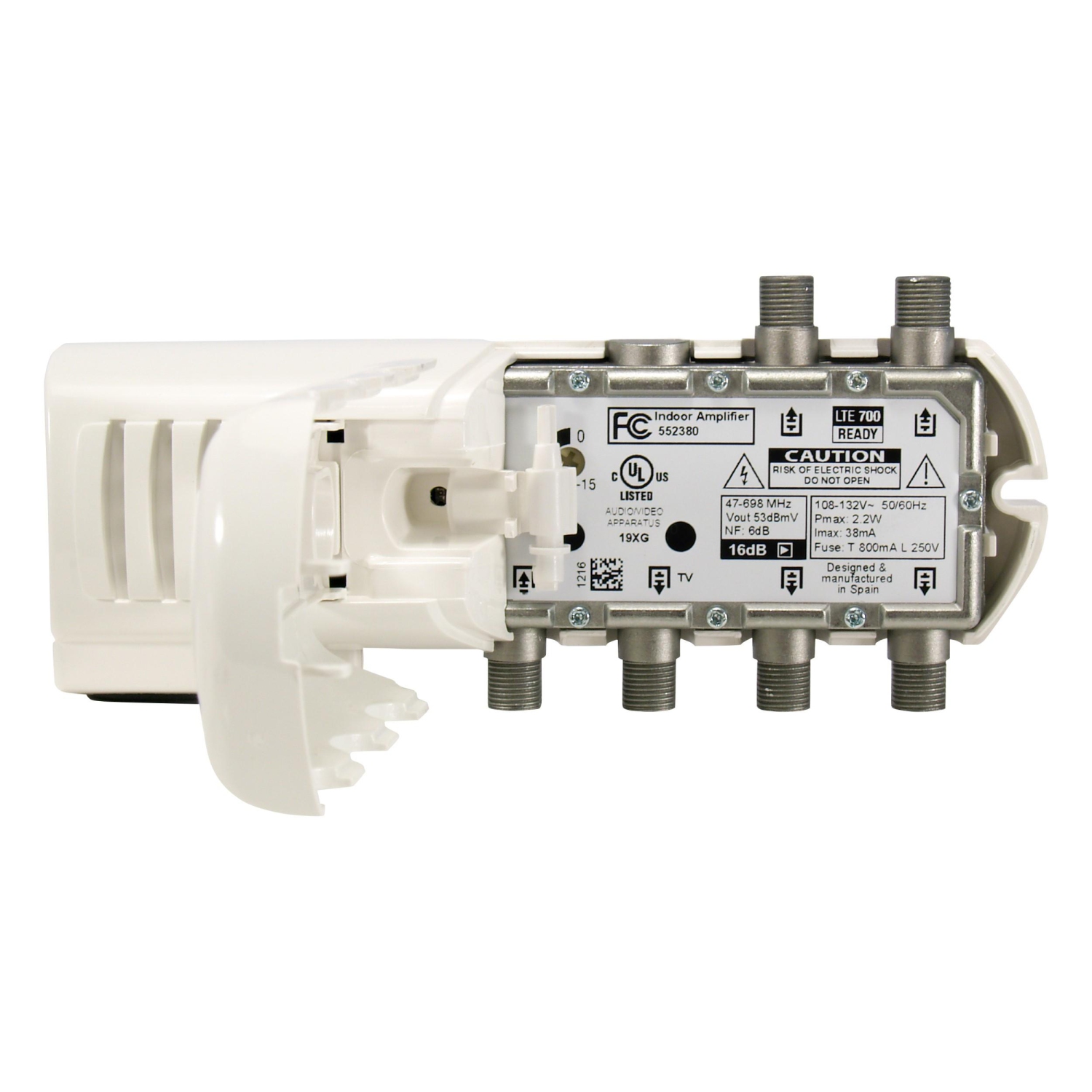 Televes 552380 Antenne TV domestique Amplificateur de distribution 5-Port avec filtrage LTE