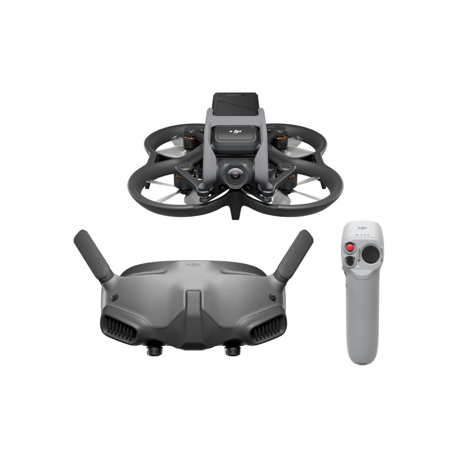 DJI Avata Quadcopter Drone Pro-View Combo with Motion Controller & Goggles 2 - Grey