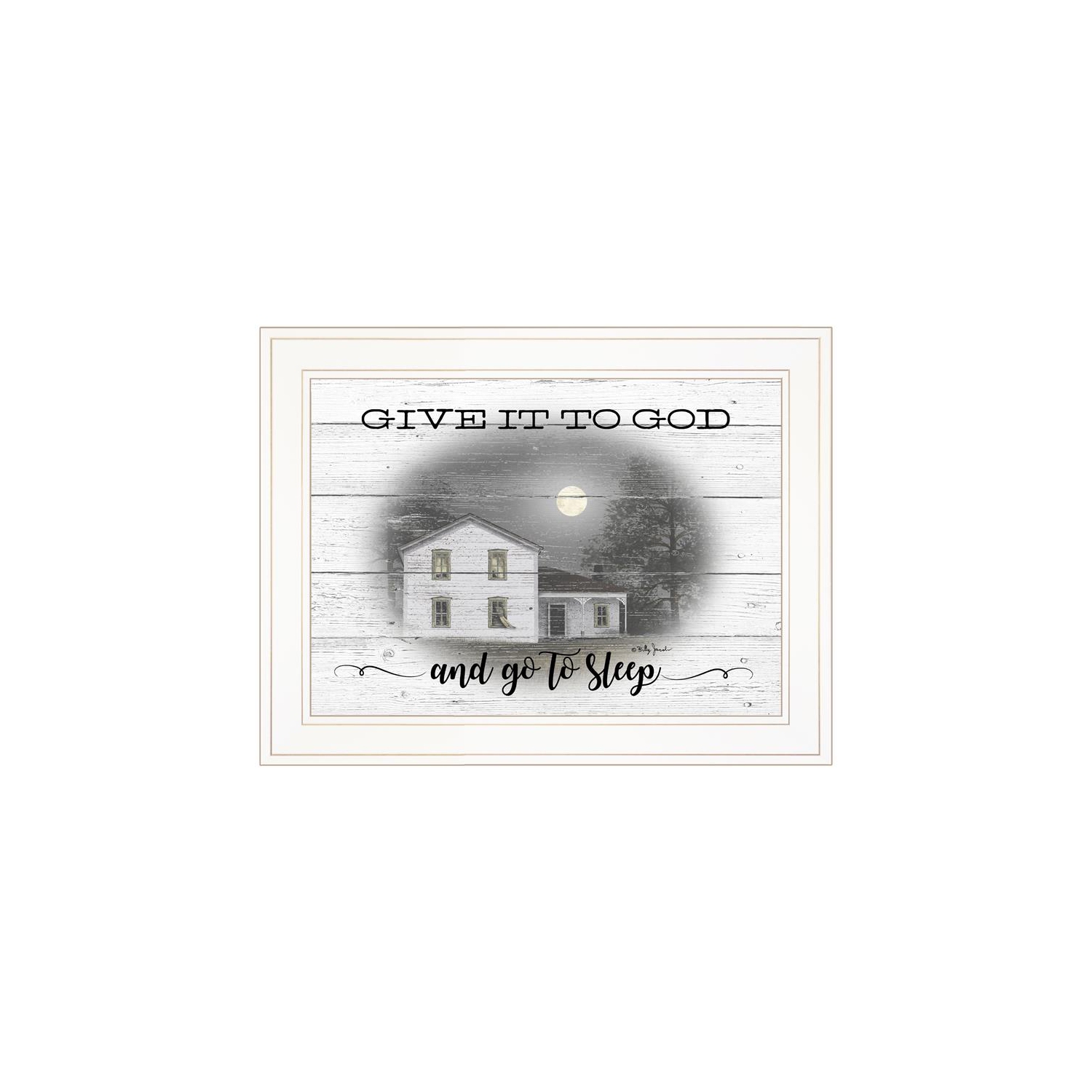 Give it to God By Billy Jacobs Printed Wall Art Wood Multi-Color