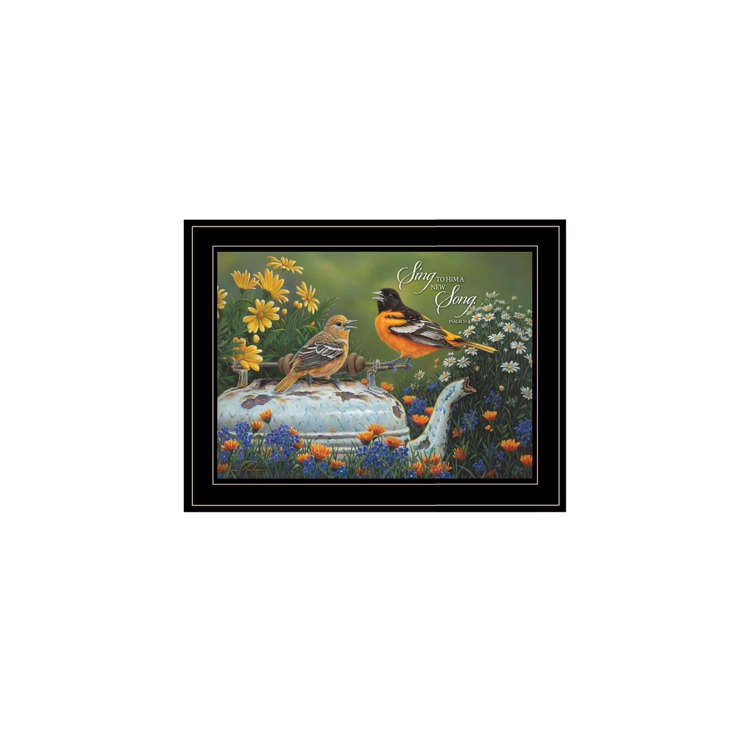 Tea Time by Kim Norlien Print Wall Art Wood Multi-Color - Ready to Hang