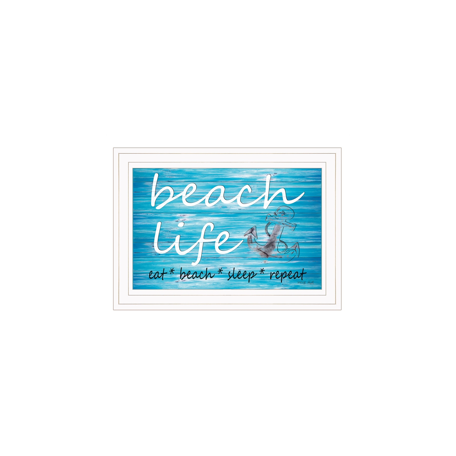 Beach Life by Cindy Jacobs Print Wall Art Wood Multi-Color - Ready to Hang