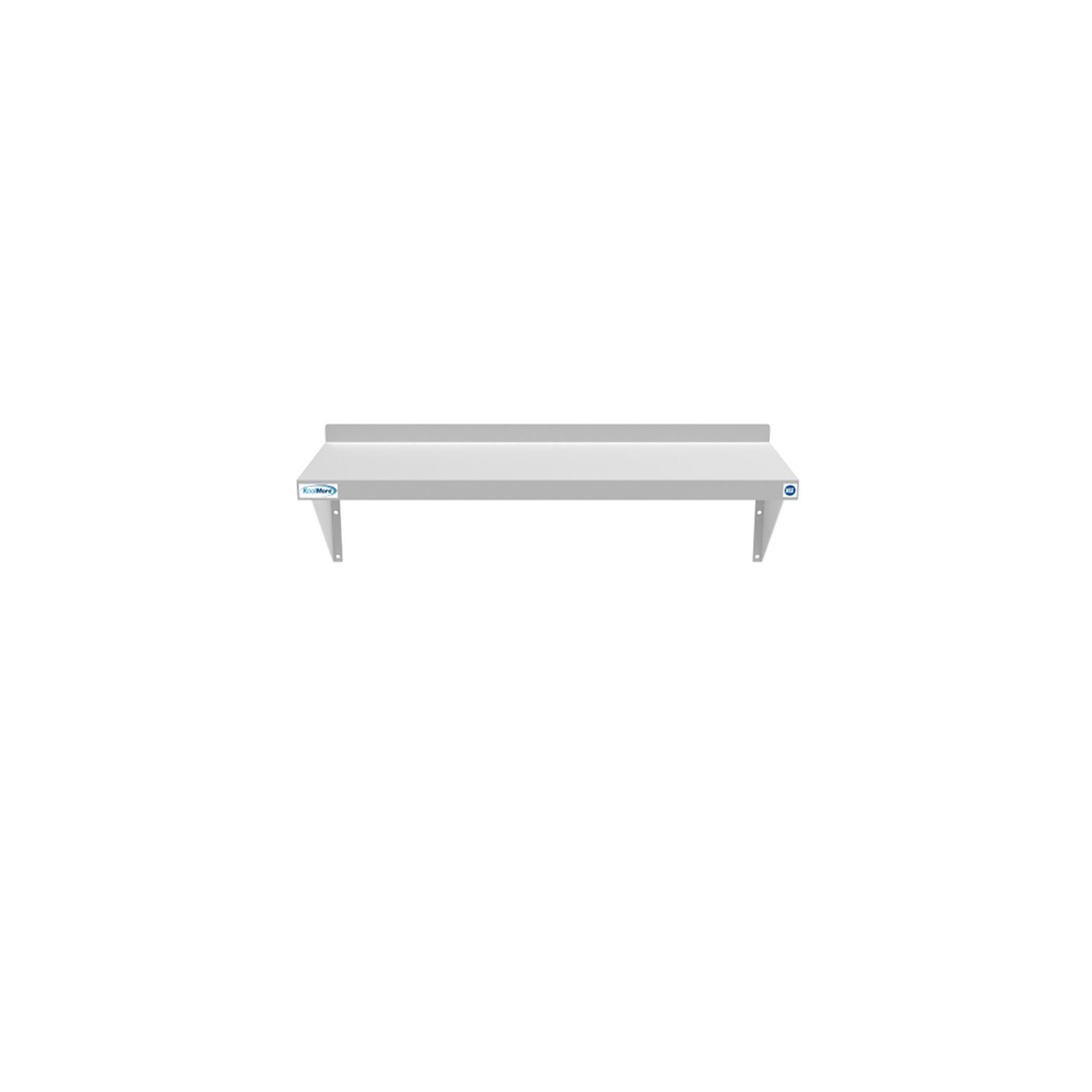 Koolmore 12x36 NSF Stainless Steel Wall Mount Shelf for Kitchen in Silver