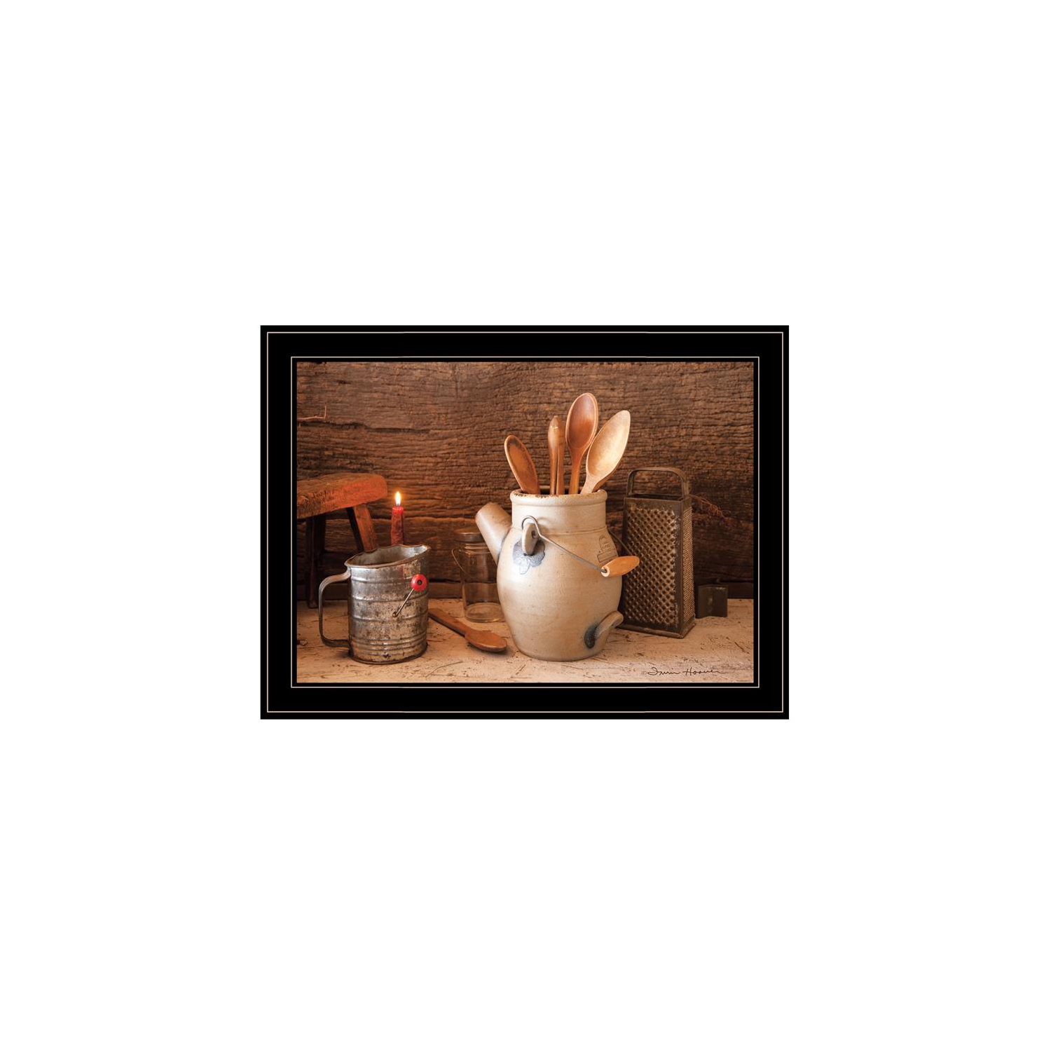 Grandmas Kitchen Tools By Irvin Hoover Printed Wall Art Wood Multi-Color