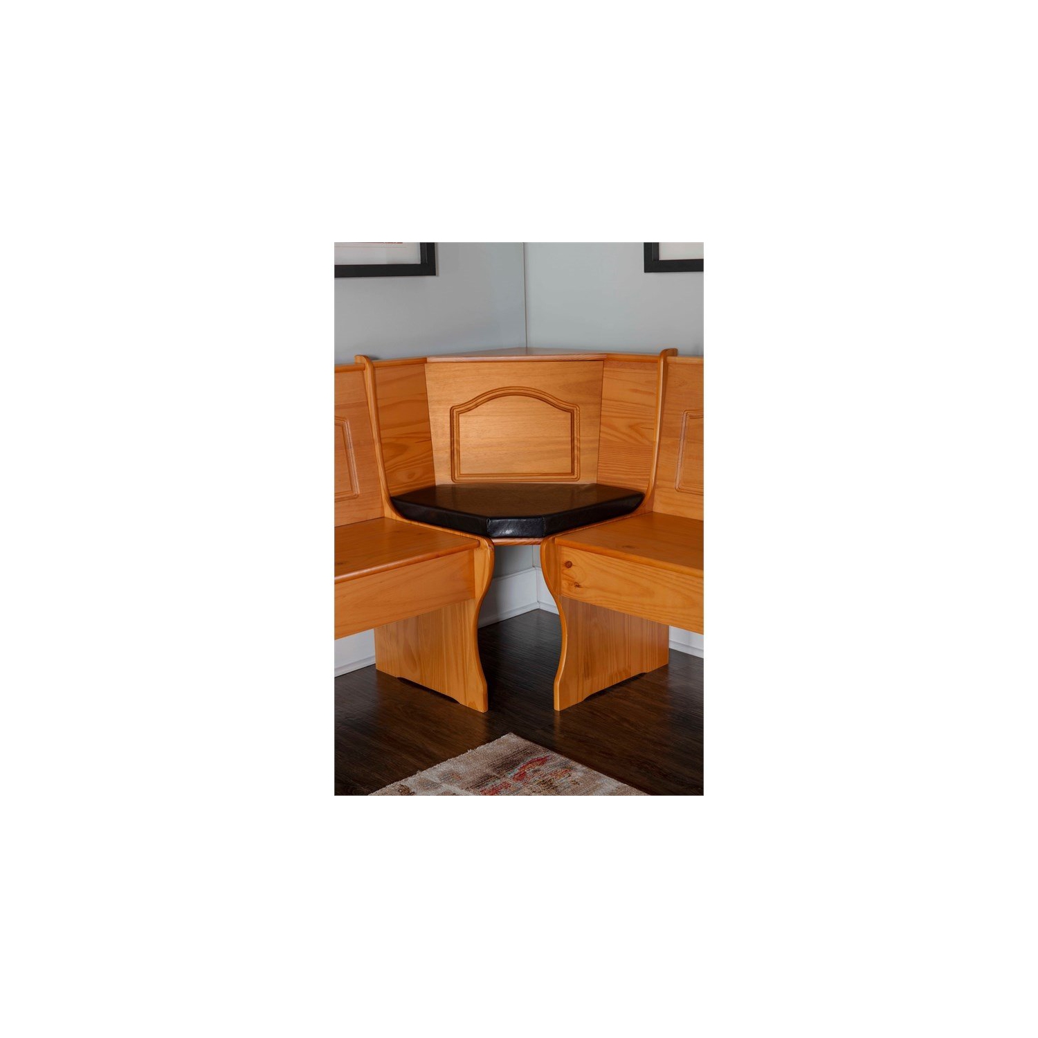 Ensemble de coussins en tissu et en PVC brun foncé Riverbay Furniture