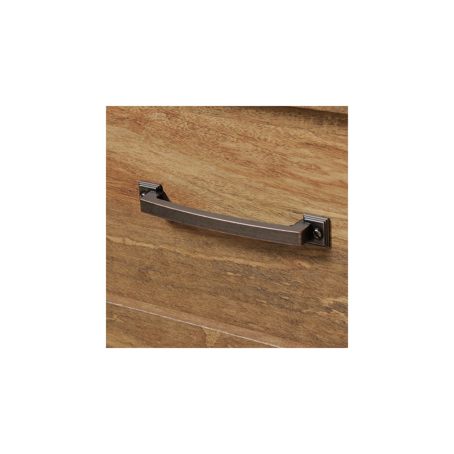 4 Piece Bedroom Set with Dresser Chest and 2 Nightstands in Sindoori Mango