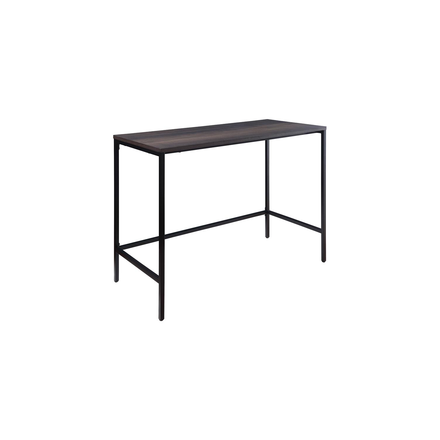 Contempo 42" Desk in Ozark Ash Brown finish with Steel Metal Frame