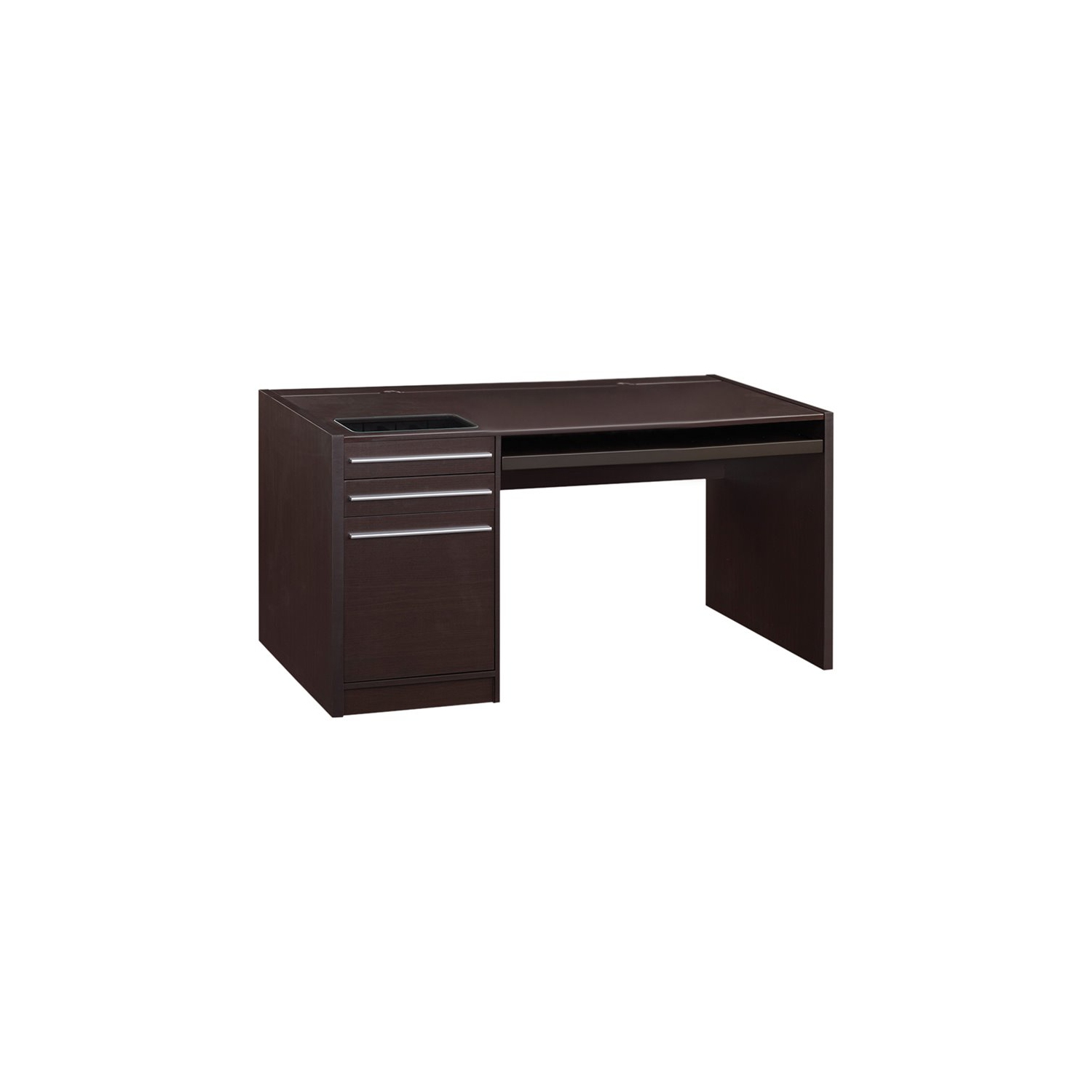 Stonecroft Furniture Connect It Computer Desk in Cappuccino