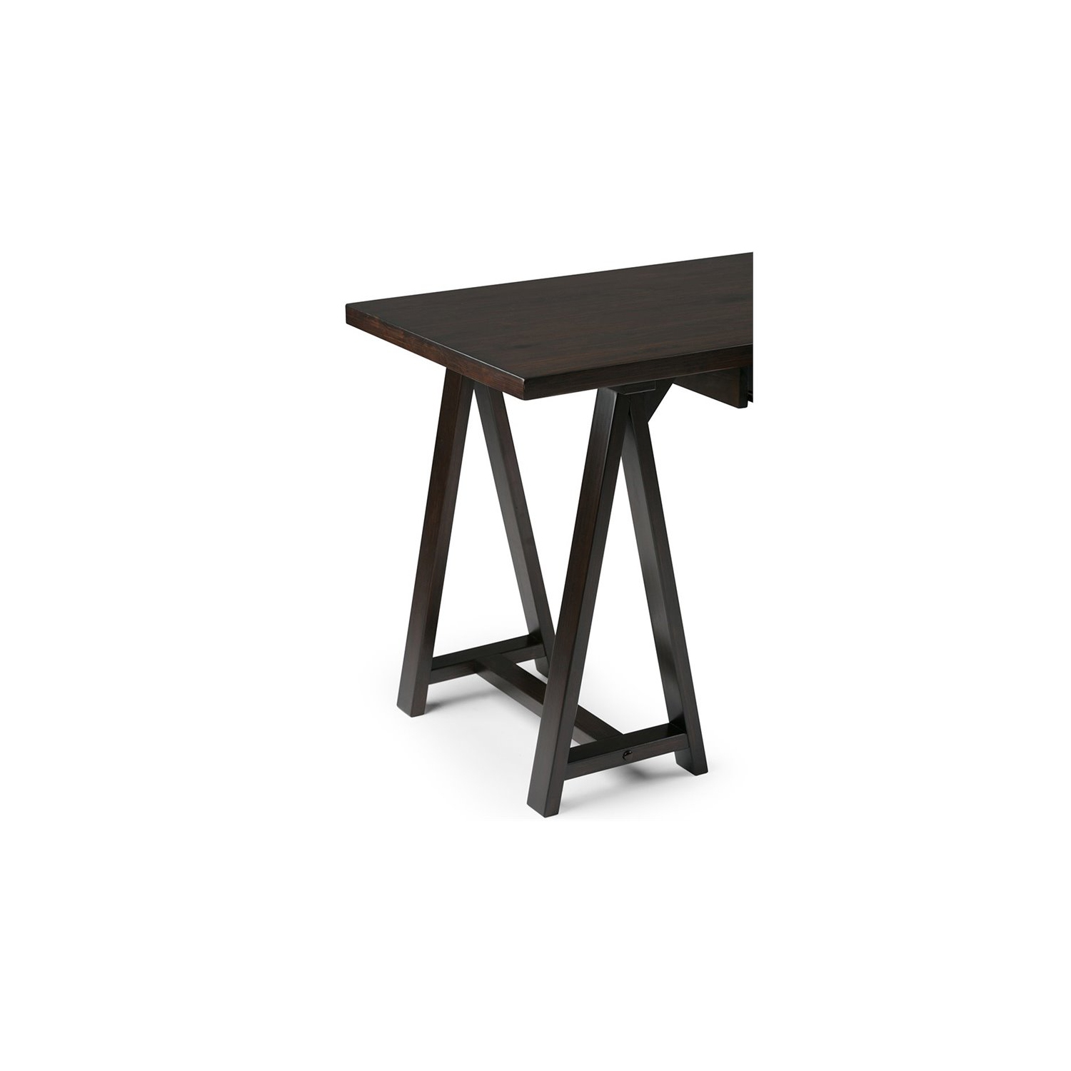 Atlin Designs Computer Desk in Dark Chestnut Brown