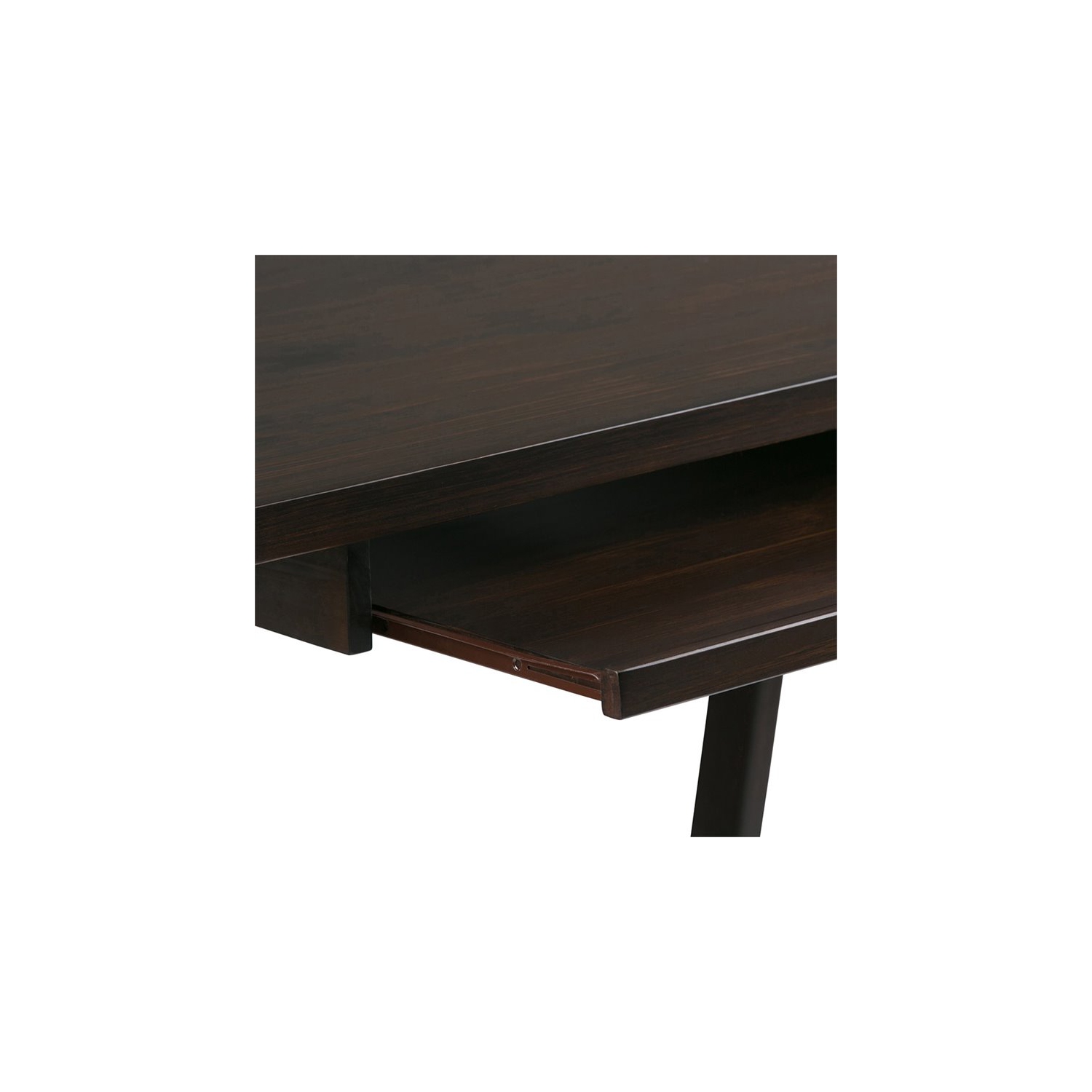 Atlin Designs Computer Desk in Dark Chestnut Brown