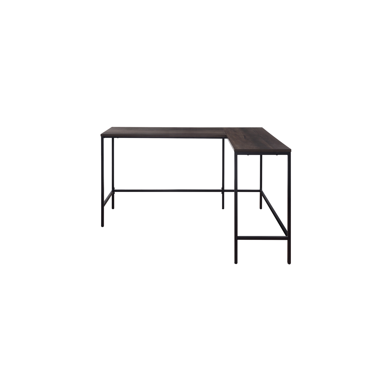 Contempo L-shaped Desk in Ozark Ash Brown finish