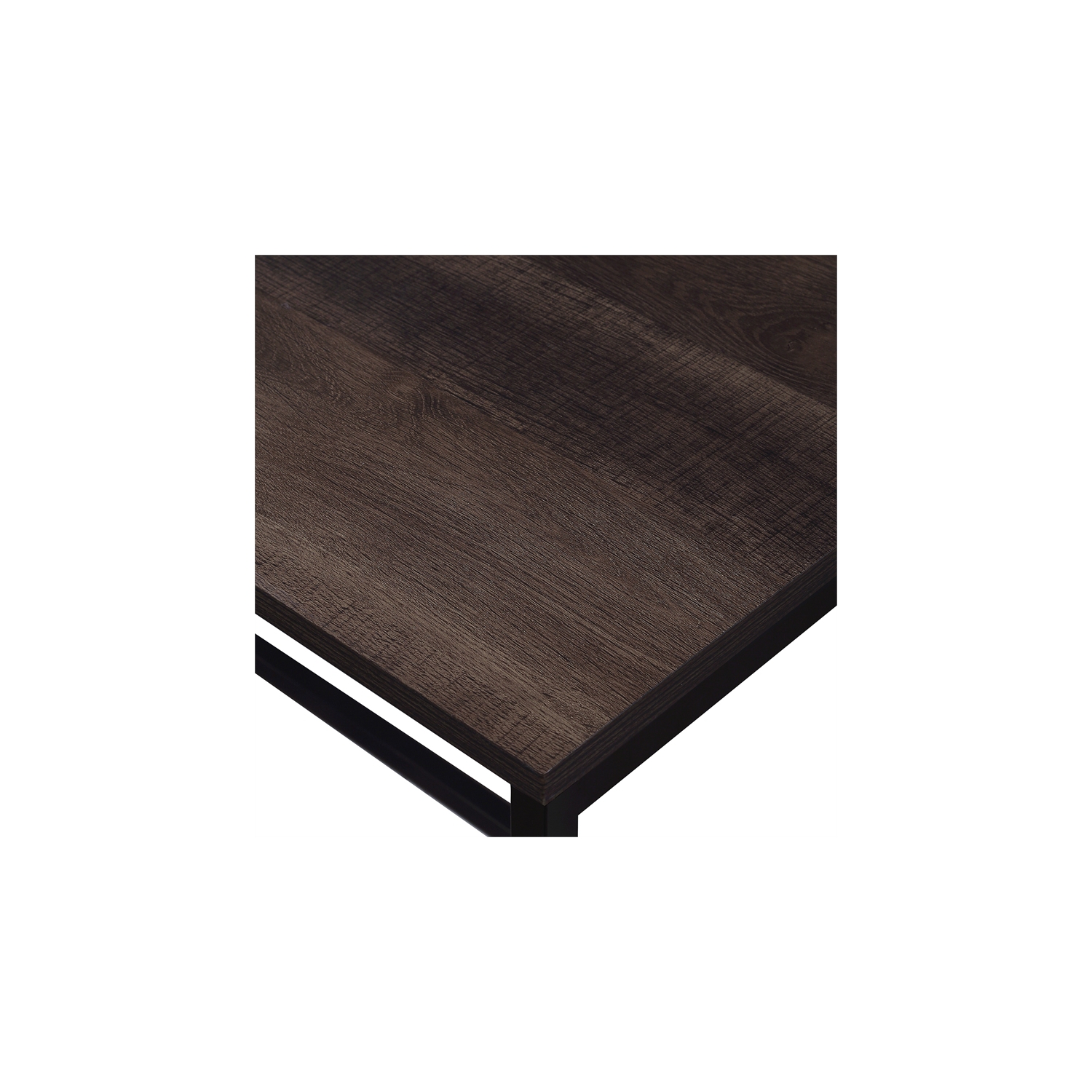 Contempo L-shaped Desk in Ozark Ash Brown finish