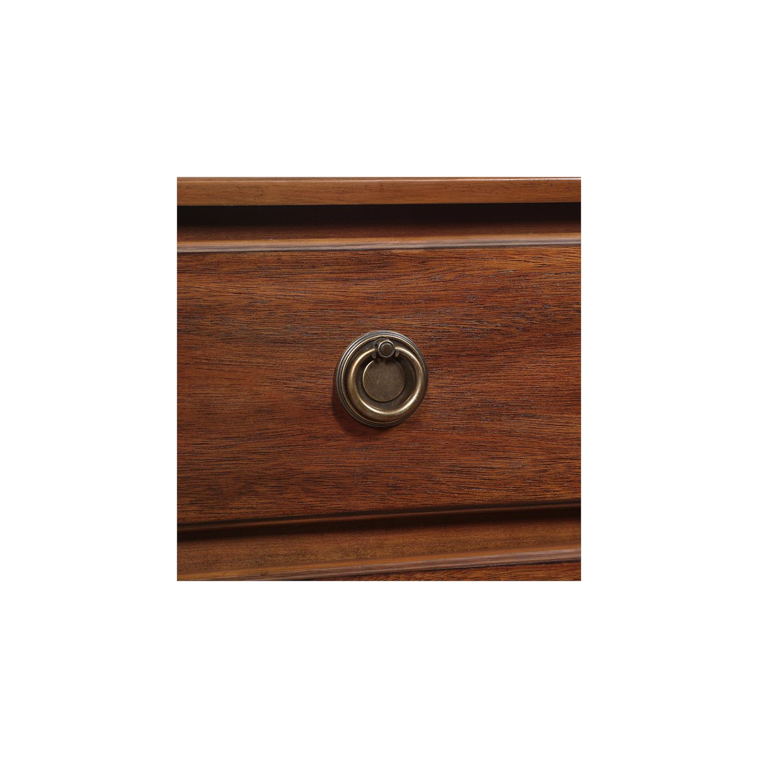 Cambridge Brown Wood 3-Drawer Nightstand