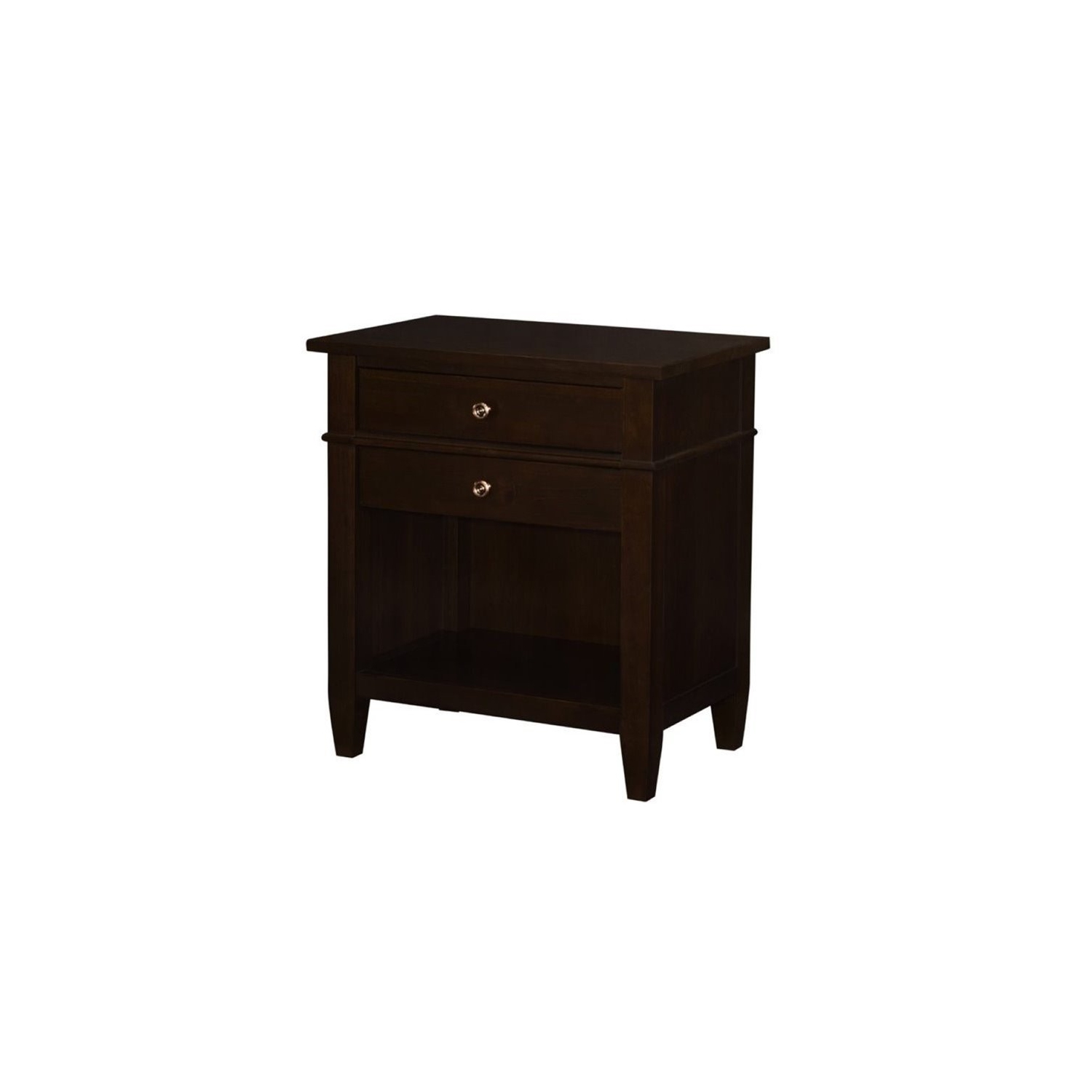 Atlin Designs Nightstand in Tobacco Brown