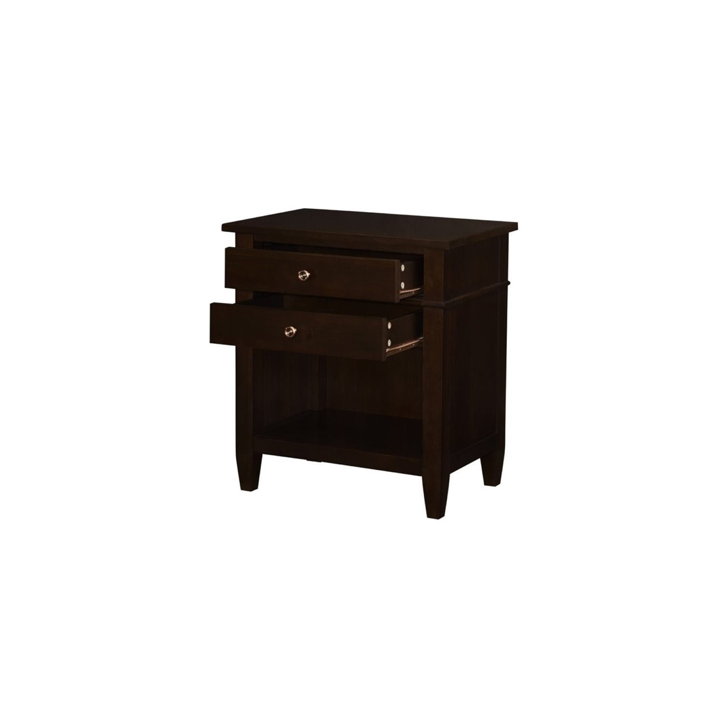 Atlin Designs Nightstand in Tobacco Brown