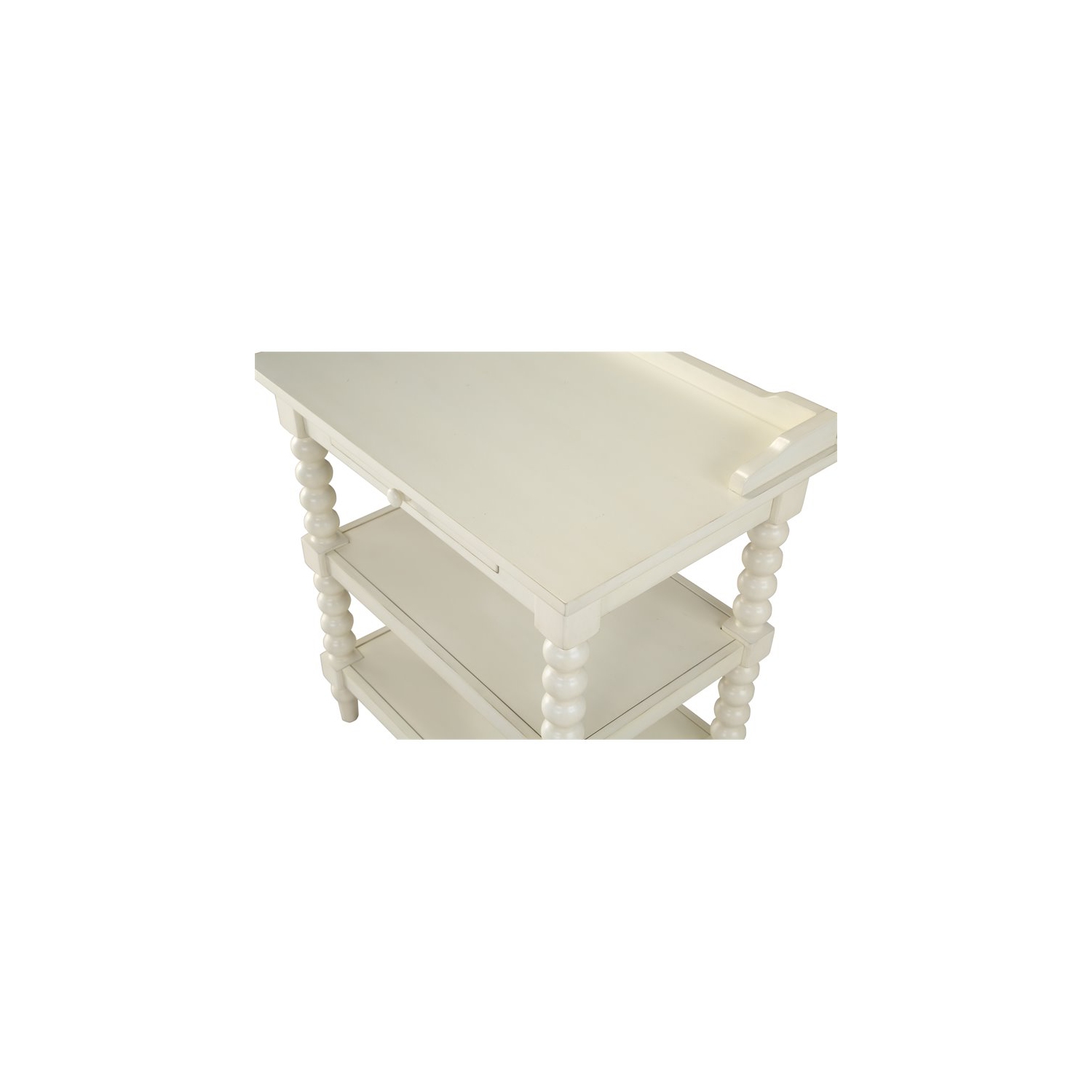 Averly Antique White Wood Nightstand