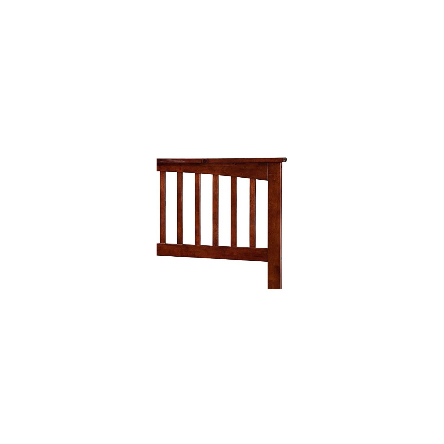 Leo & Lacey Queen Spindle Headboard in Walnut