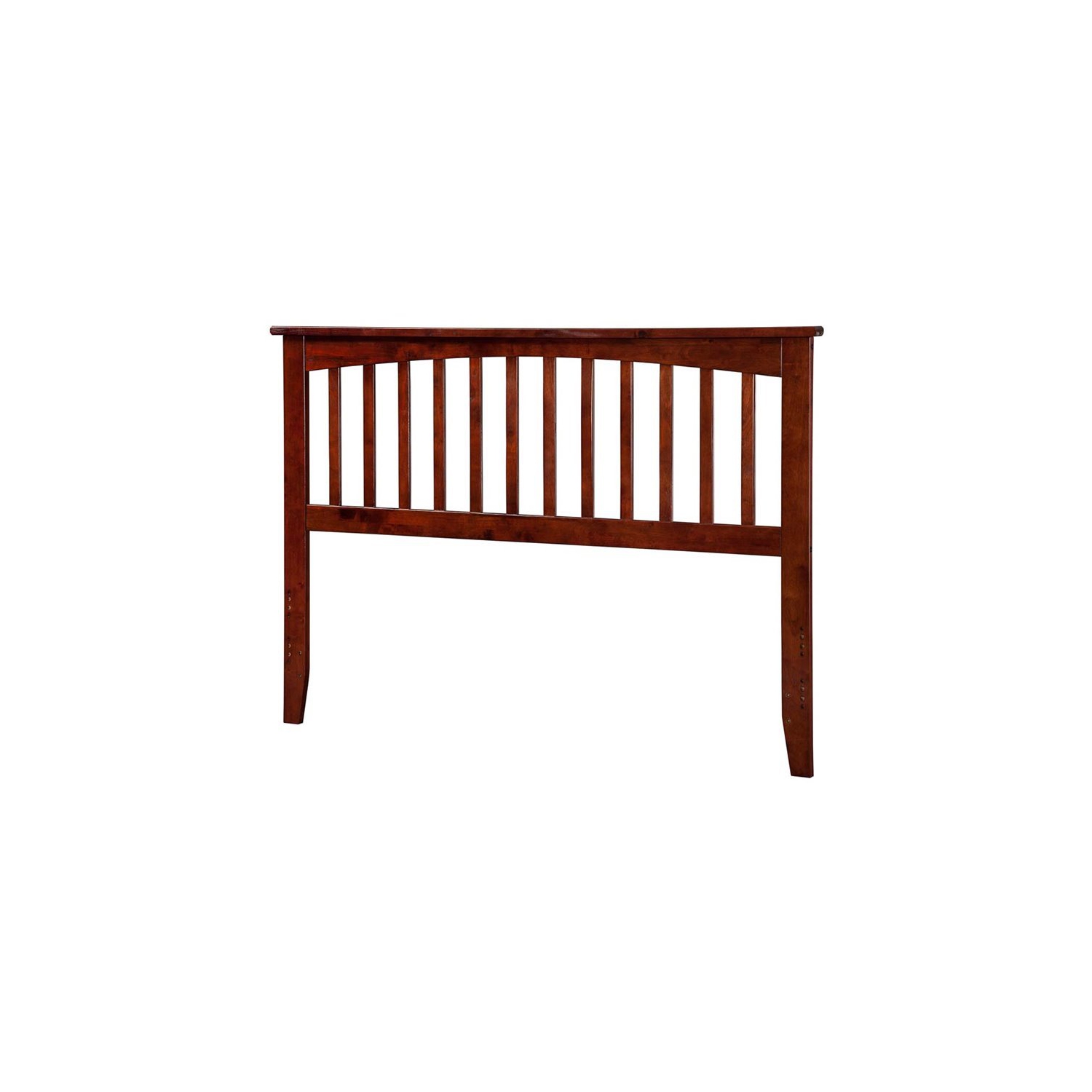 Tête de lit pivotante Leo & Lacey pour très grand lit, noyer