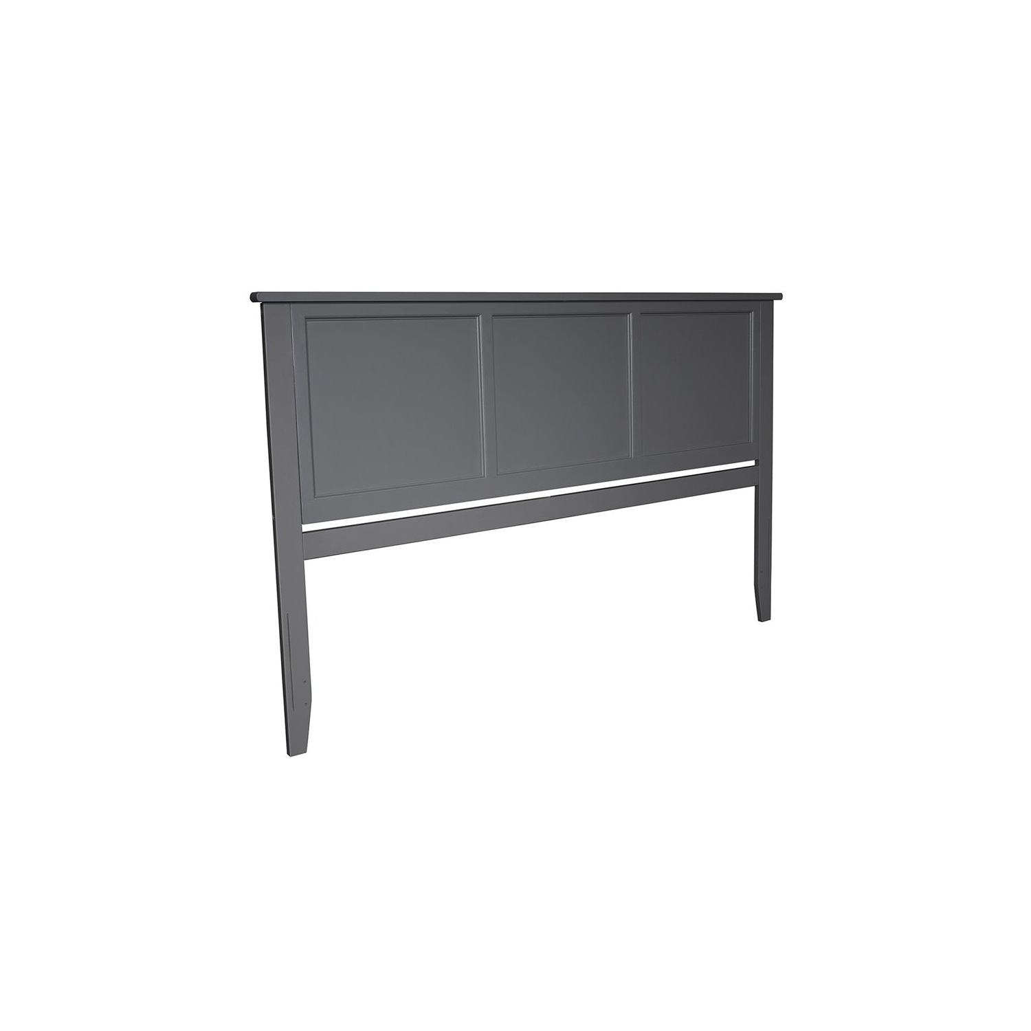 Leo & Lacey King Panel Headboard in Atlantic Gray