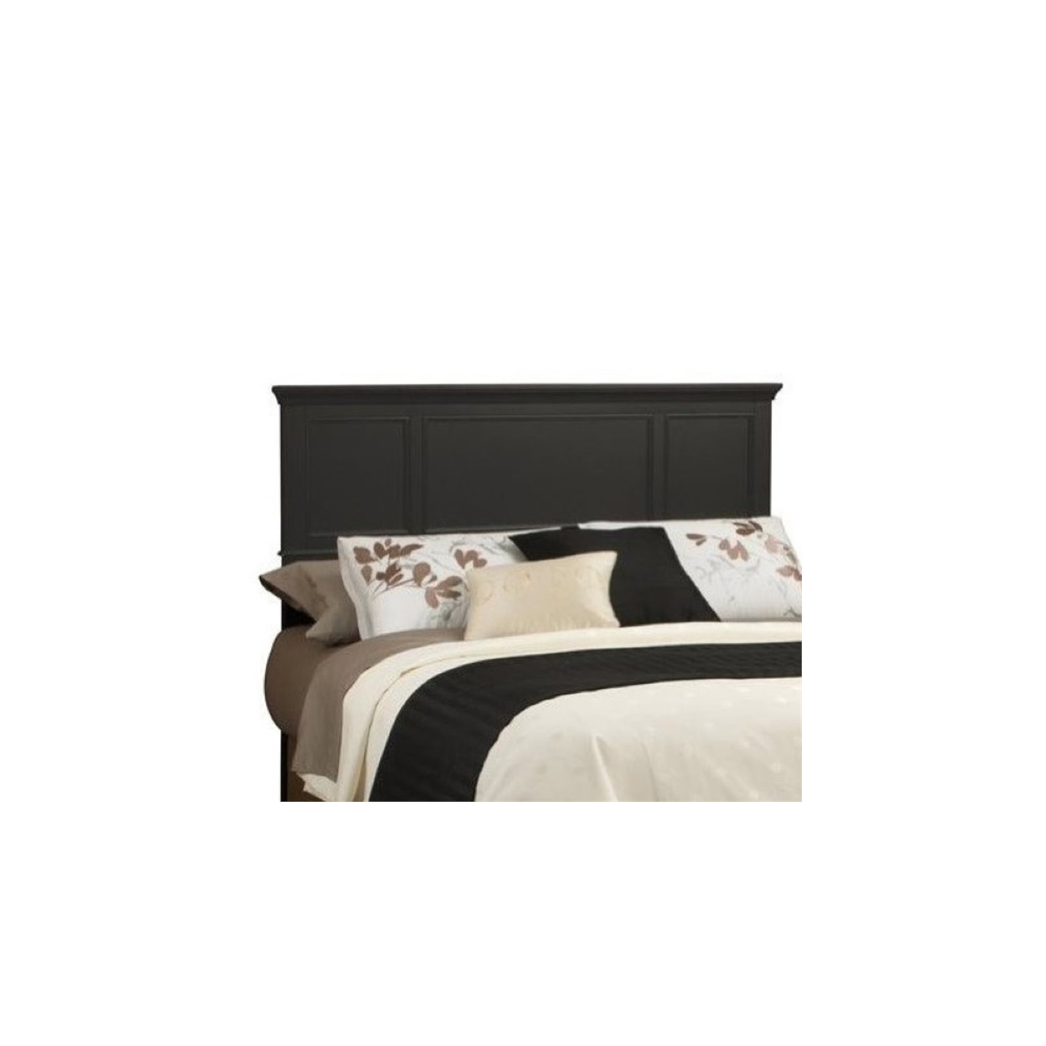 Hawthorne Collections Full Queen Panel Headboard in Black