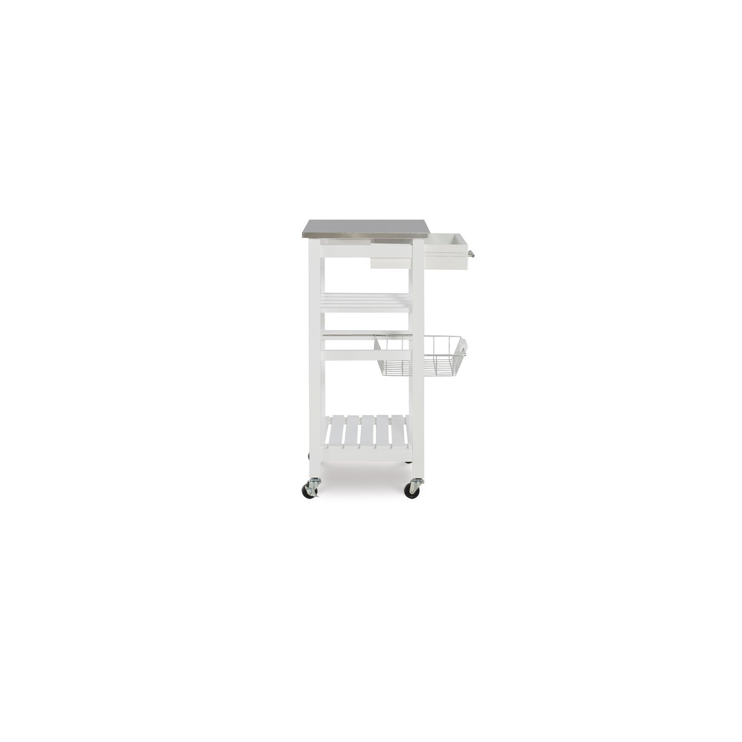 Riverbay Furniture Kitchen Cart in White