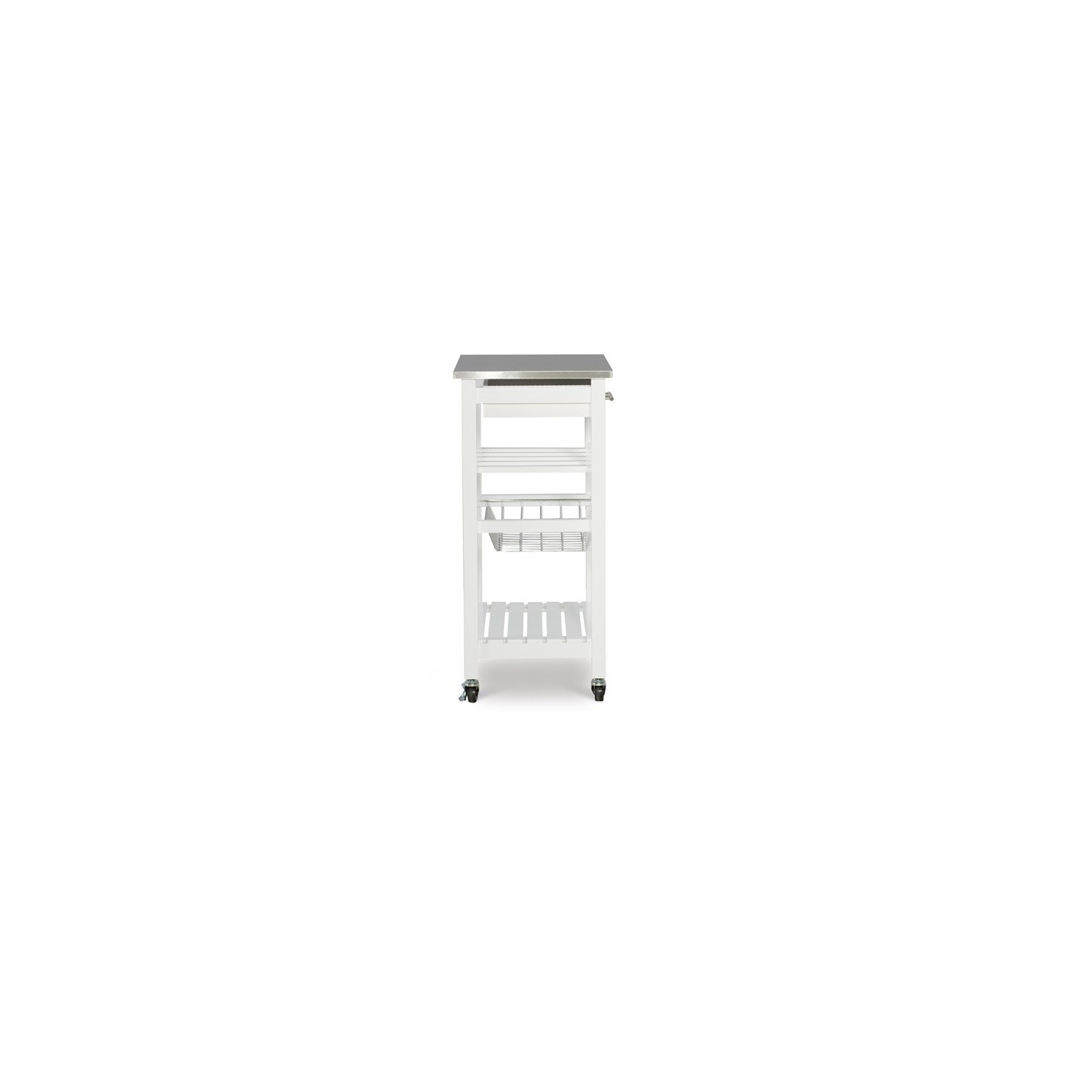 Riverbay Furniture Kitchen Cart in White