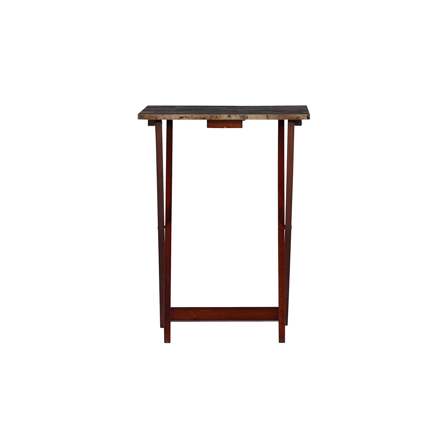 Ensemble transitionnel de meubles en faux marbre en bois Riverbay Furniture brun