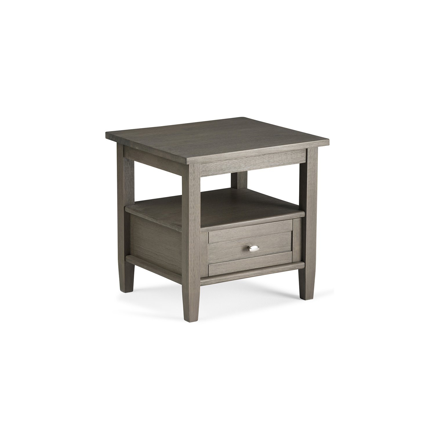 Atlin Designs End Table in Farmhouse Gray
