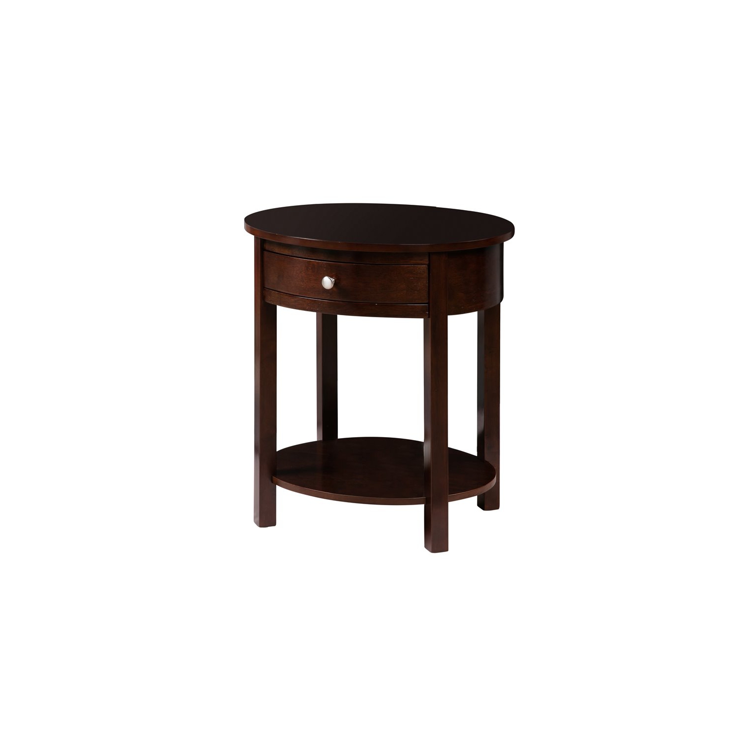 Convenience Concepts Classic Accents Cypress End Table in Espresso Wood Finish
