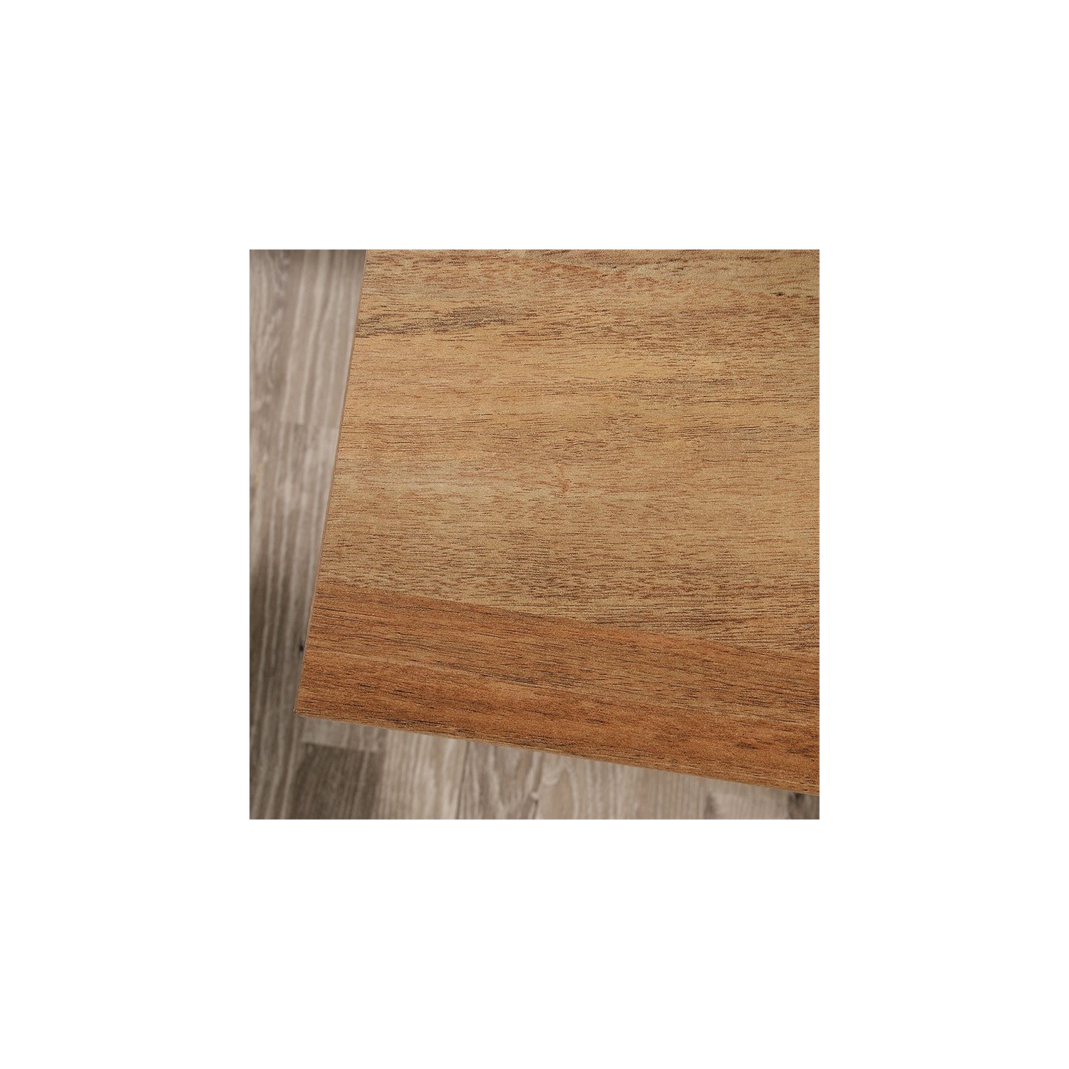 Commode double à 6 tiroirs et table de chevet à 1 tiroir, fini mangue sindoori