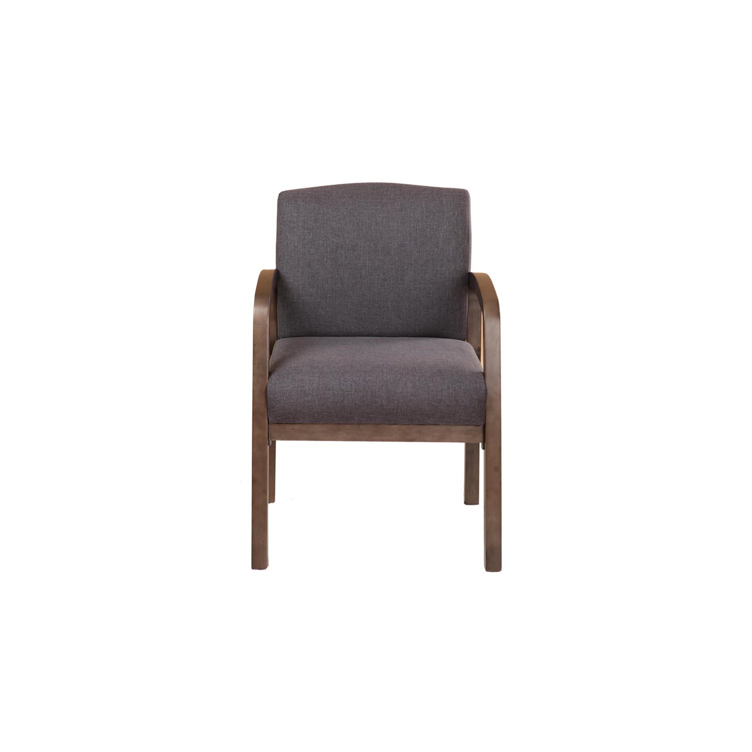 Scranton & Co Guest Chair in Slate Gray and Driftwood