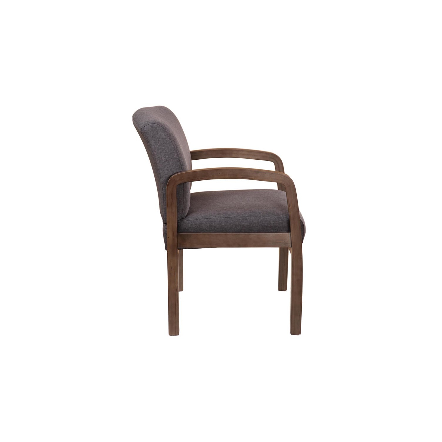 Scranton & Co Guest Chair in Slate Gray and Driftwood
