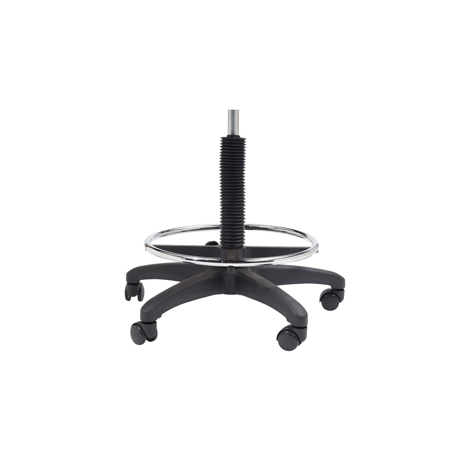 NPS 6700 Series 22-32" Modern Polyurethane Task Chair with Arms in Black