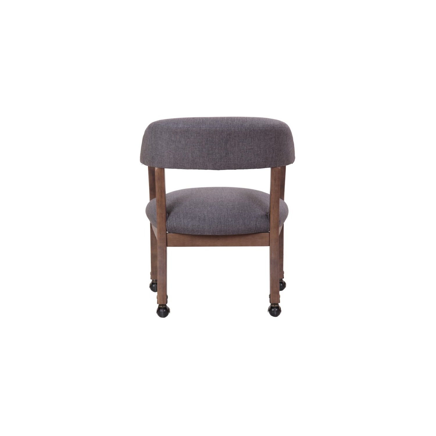 Chaise de bureau rustique raffinée Scranton & Co de qualité commerciale gris ardoise