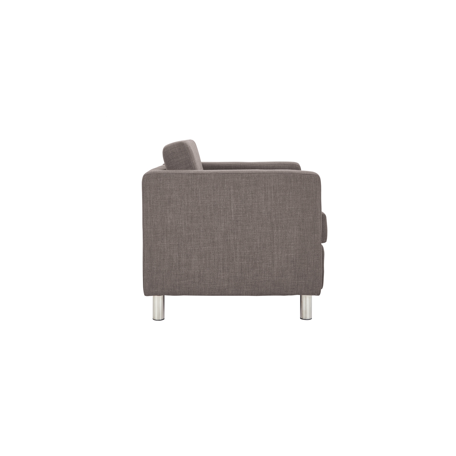 OSP Home Furnishings Pacific Armchair In Cement Gray Fabric