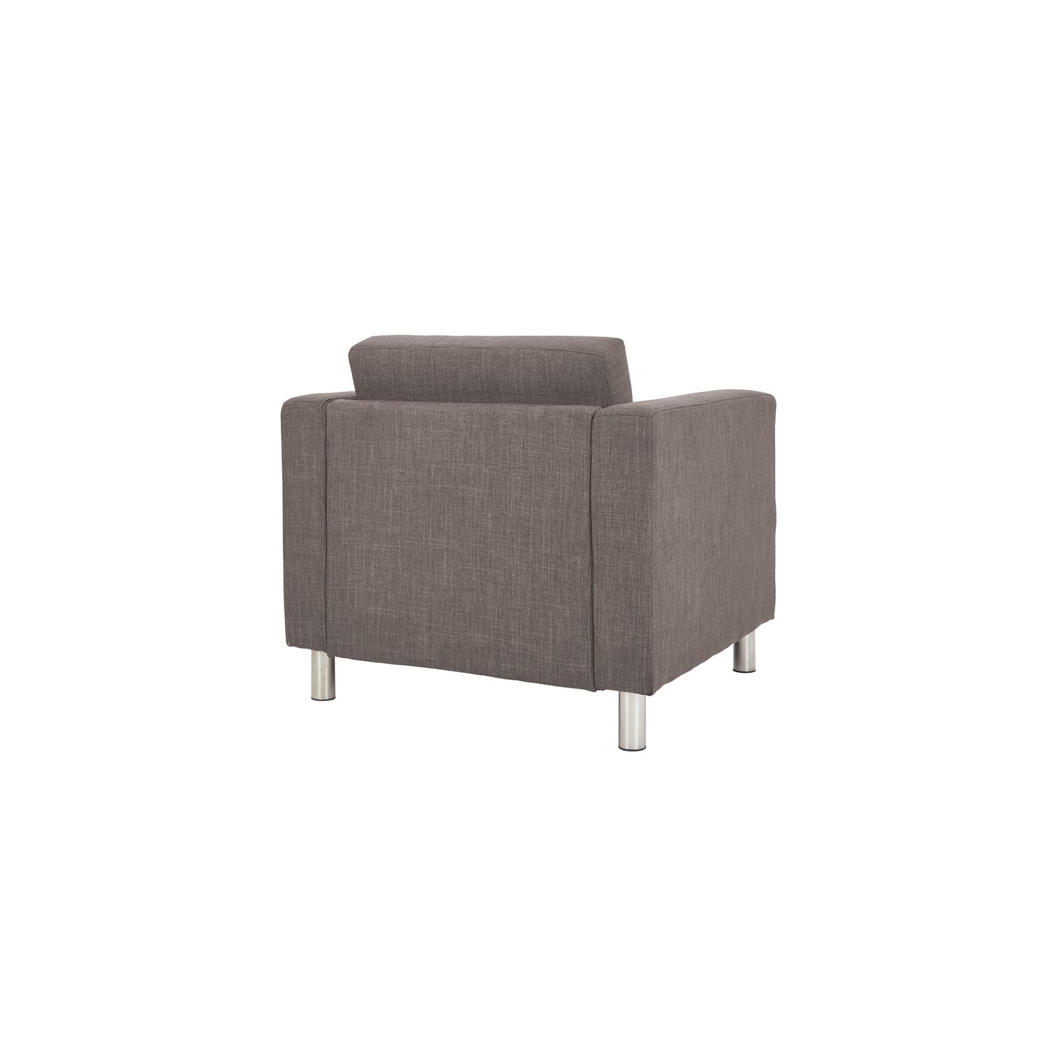 OSP Home Furnishings Pacific Armchair In Cement Gray Fabric