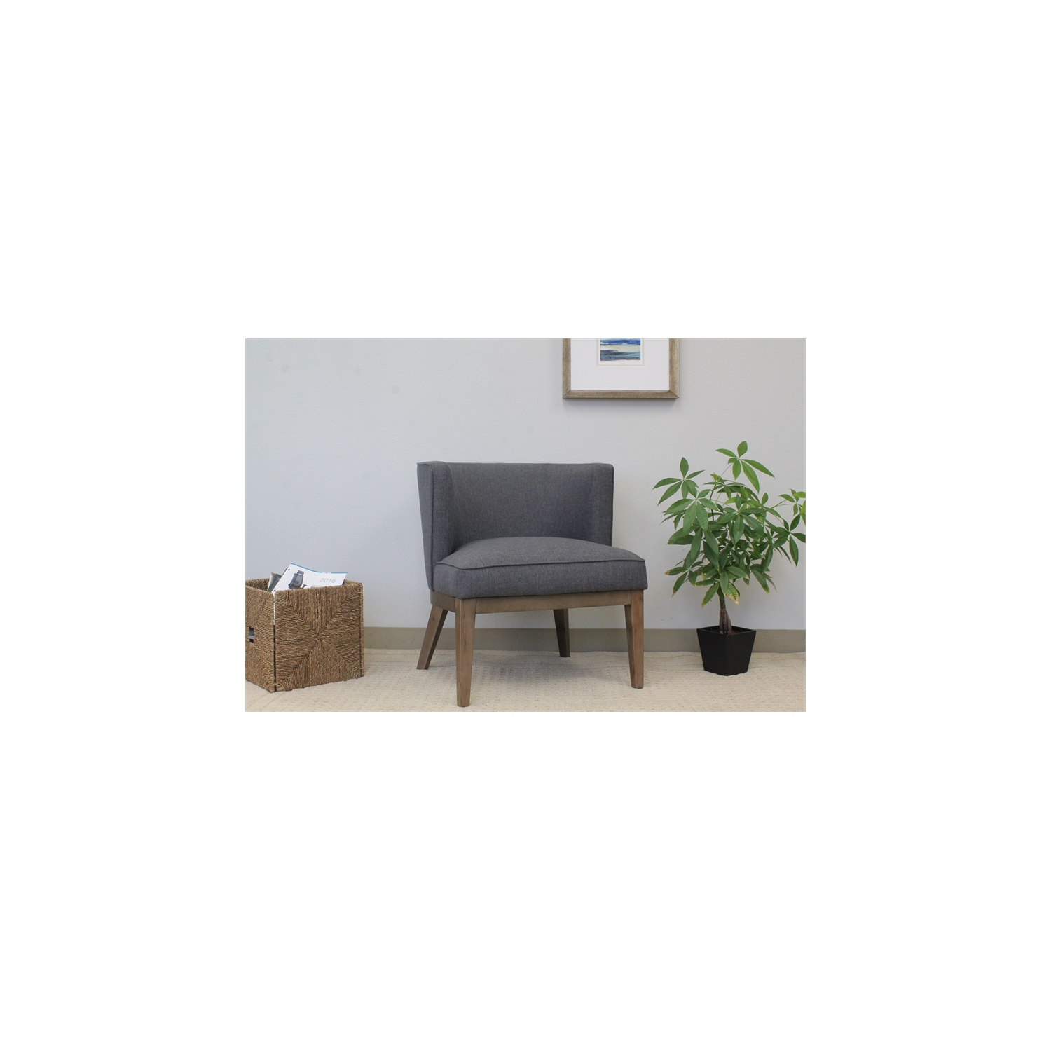 Scranton & Co Accent Chair in Slate Grey