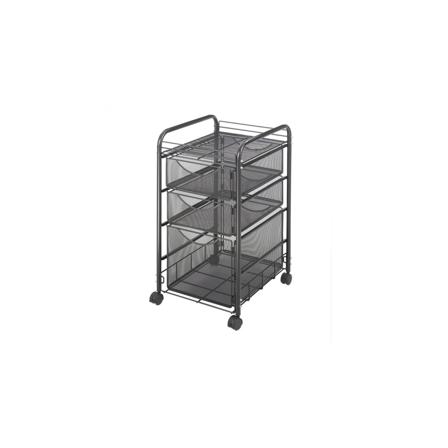 Scranton & Co 3 Drawer Mesh File Cart