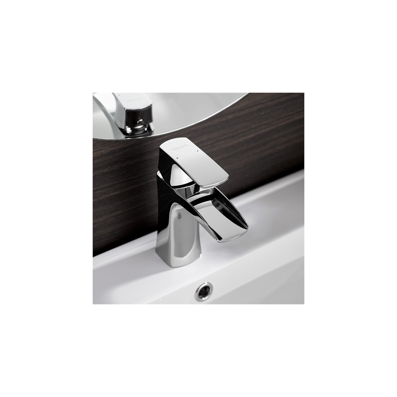 Vinnova Alessandra Single Lever Vessel Bathroom Faucet in Chrome