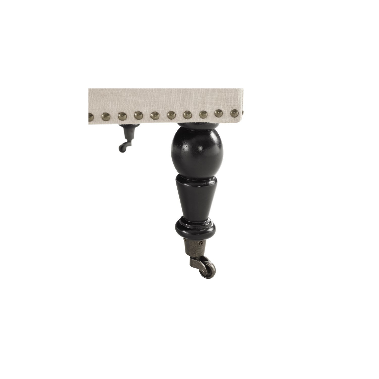 Riverbay Furniture Square Ottoman in Natural