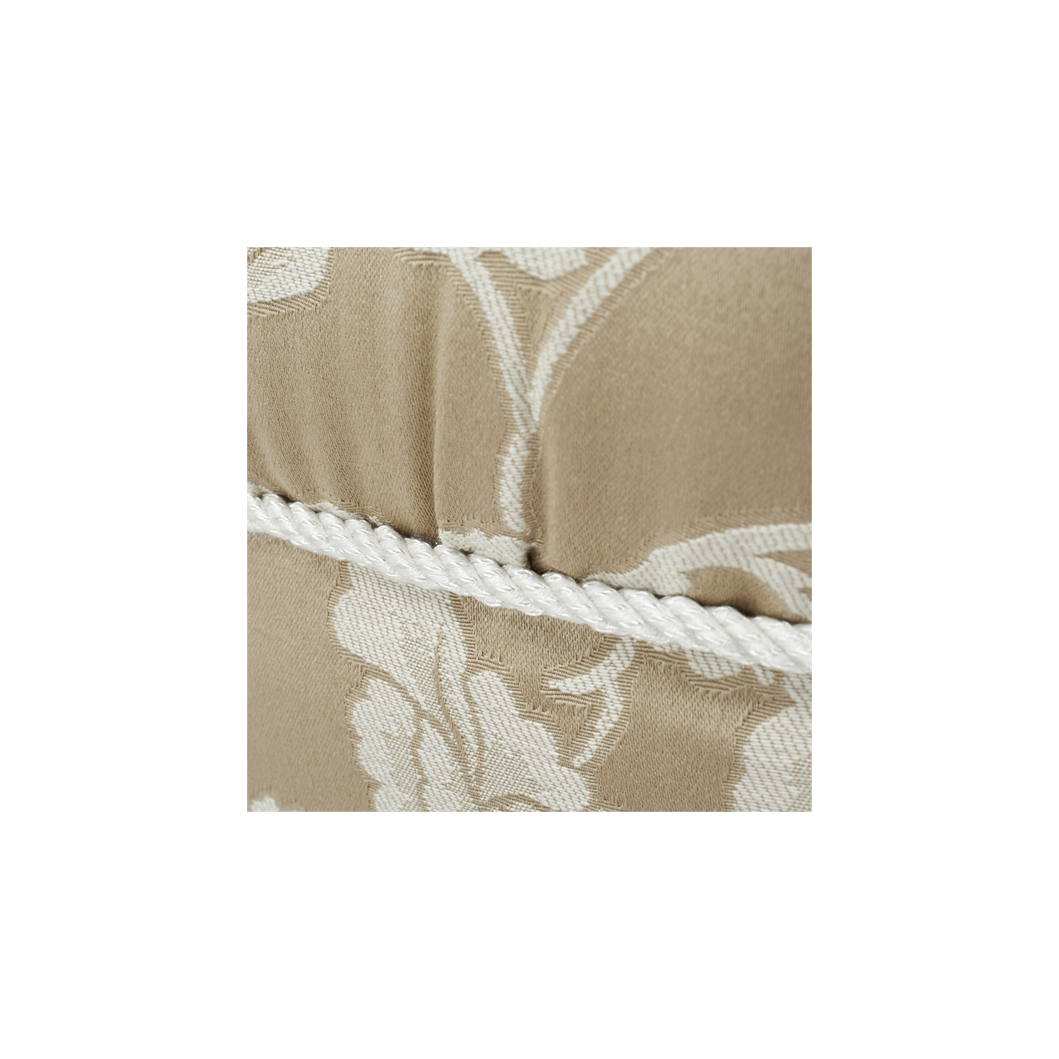 Yolanda Tufted Decorative Round Ottoman Neutral