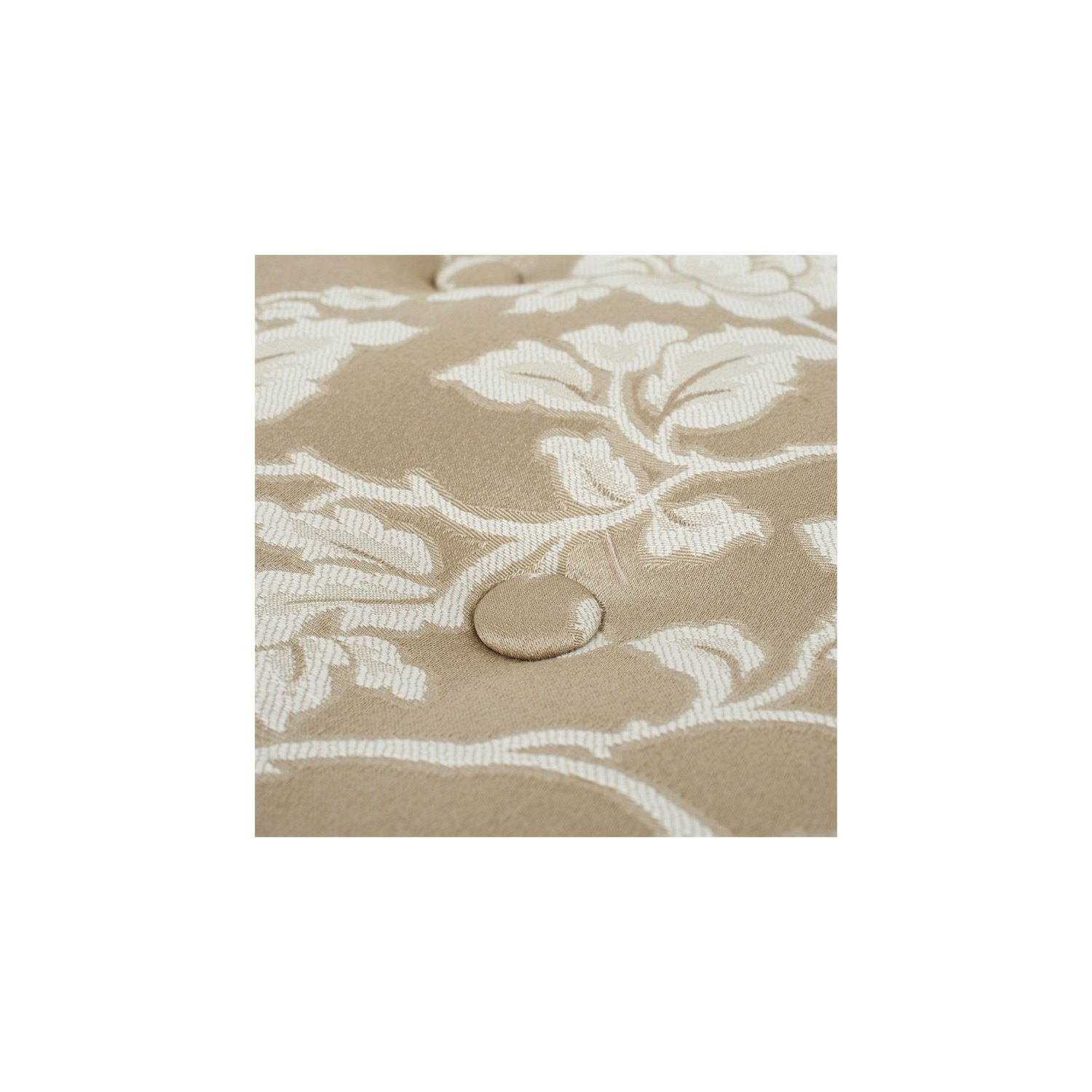 Yolanda Tufted Decorative Round Ottoman Neutral