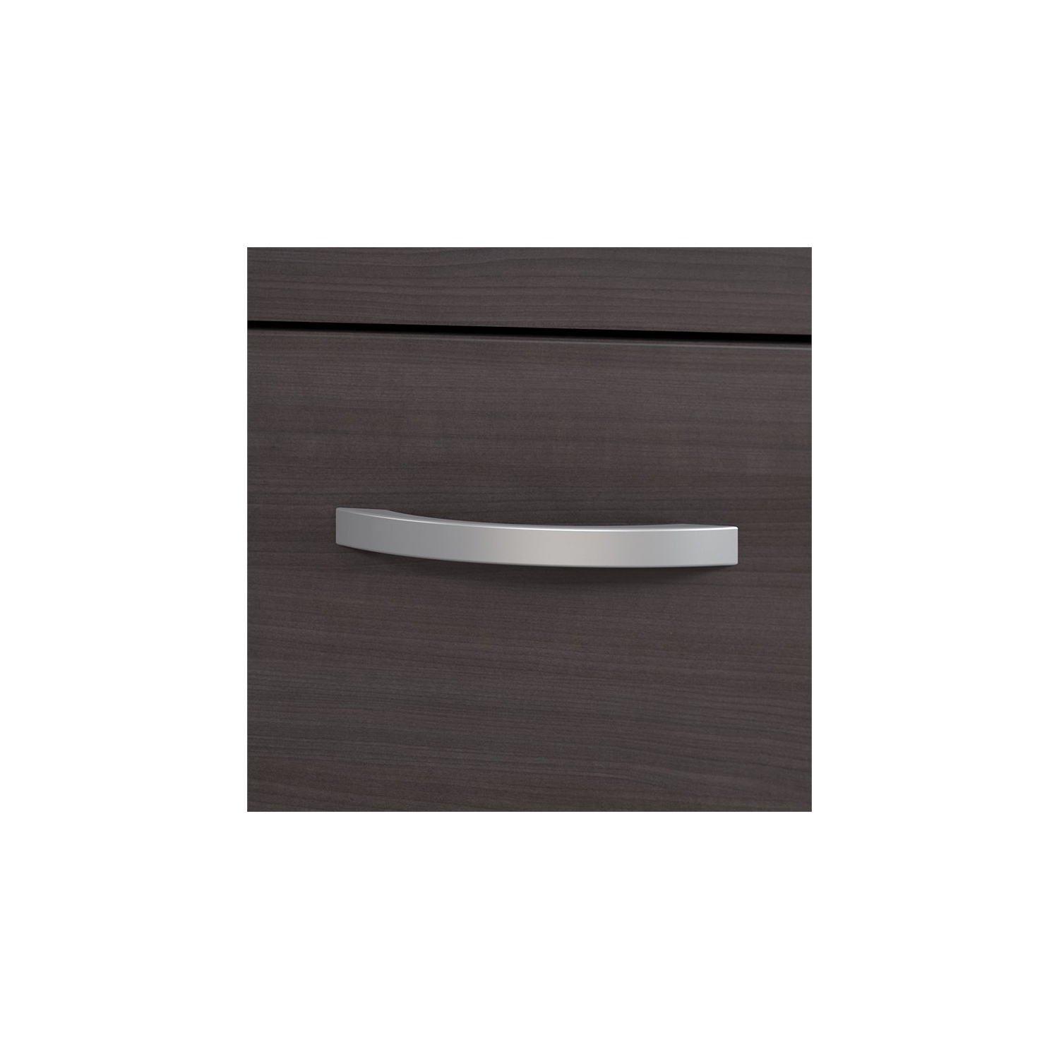 Scranton & Co 3 Drawer Mobile File Cabinet in Storm Gray